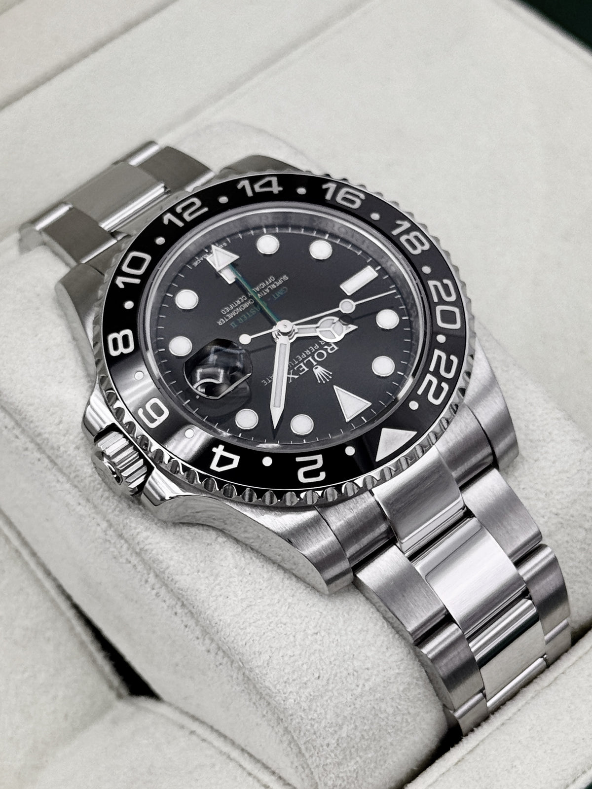 2012 Rolex GMT-Master II 40mm 116710LN Stainless Steel Black Dial - MyWatchLLC