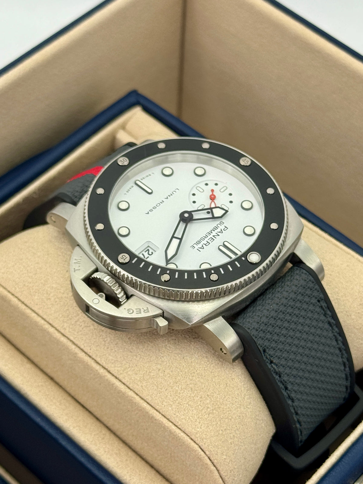 2025 Panerai Luminor Submersible 42mm PAM01579 Stainless Steel White Dial - MyWatchLLC