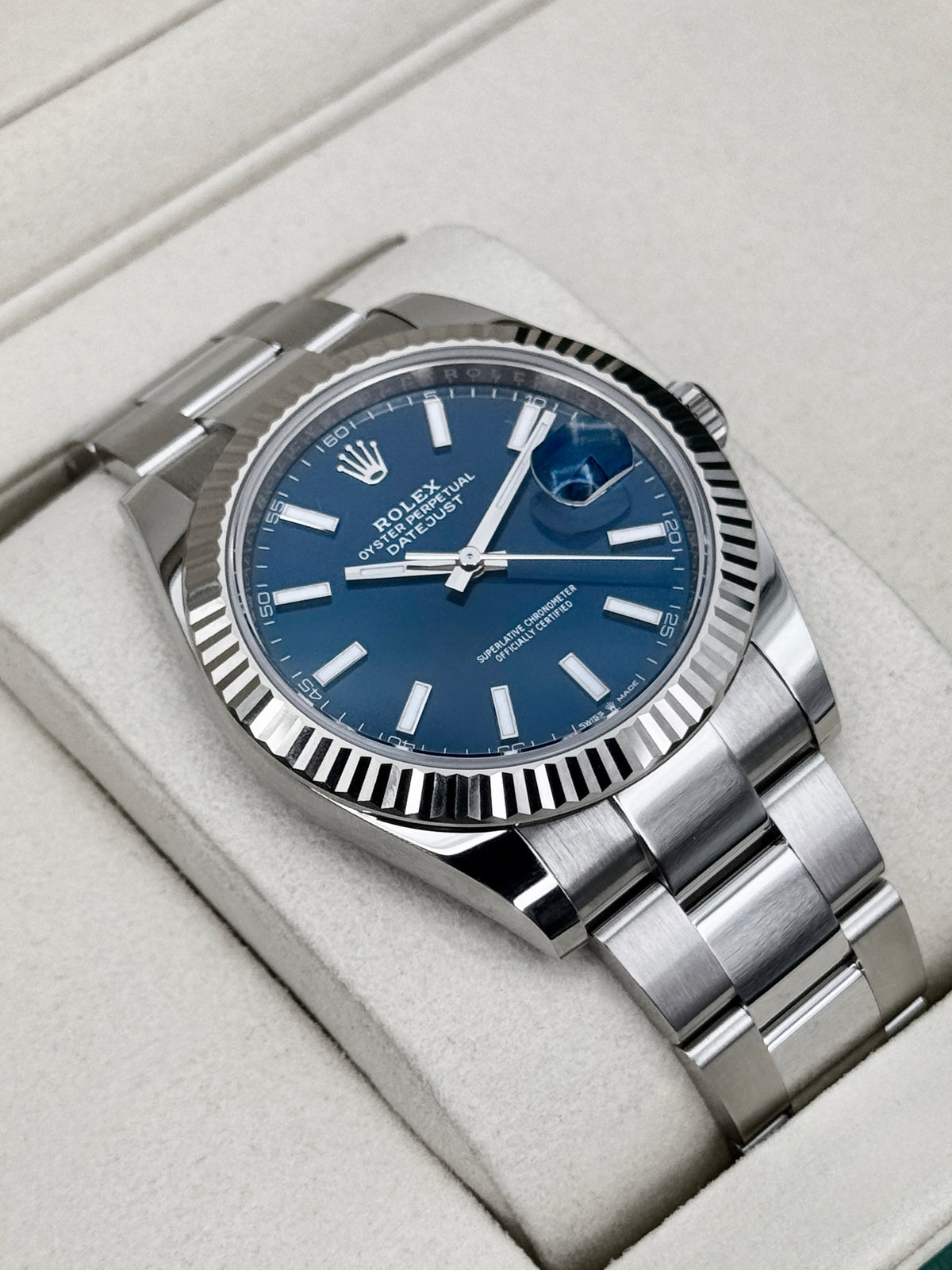 NEW 2026 Rolex Datejust 41mm 126334 Stainless Steel Oyster Blue Dial - MyWatchLLC