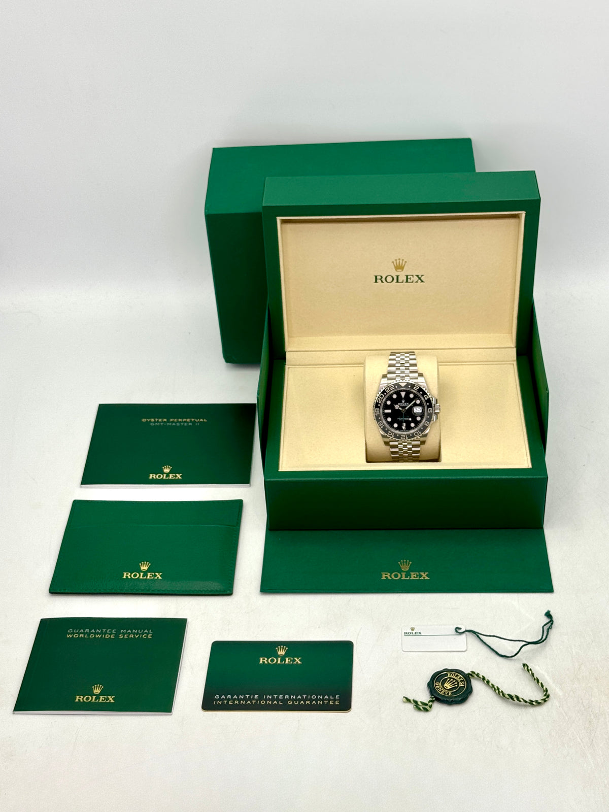 NEW 2026 Rolex GMT-Master II Bruce Wayne 40mm 126710GRNR Jubilee - MyWatchLLC