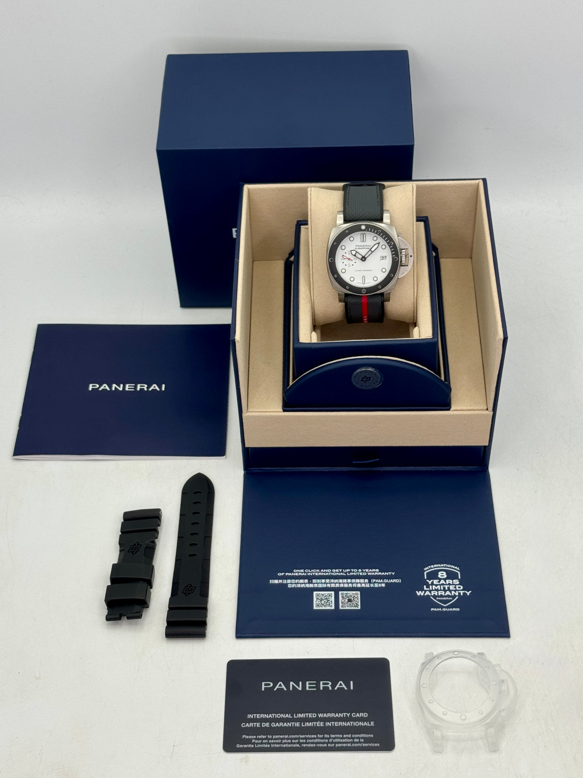 2025 Panerai Luminor Submersible 42mm PAM01579 Stainless Steel White Dial - MyWatchLLC