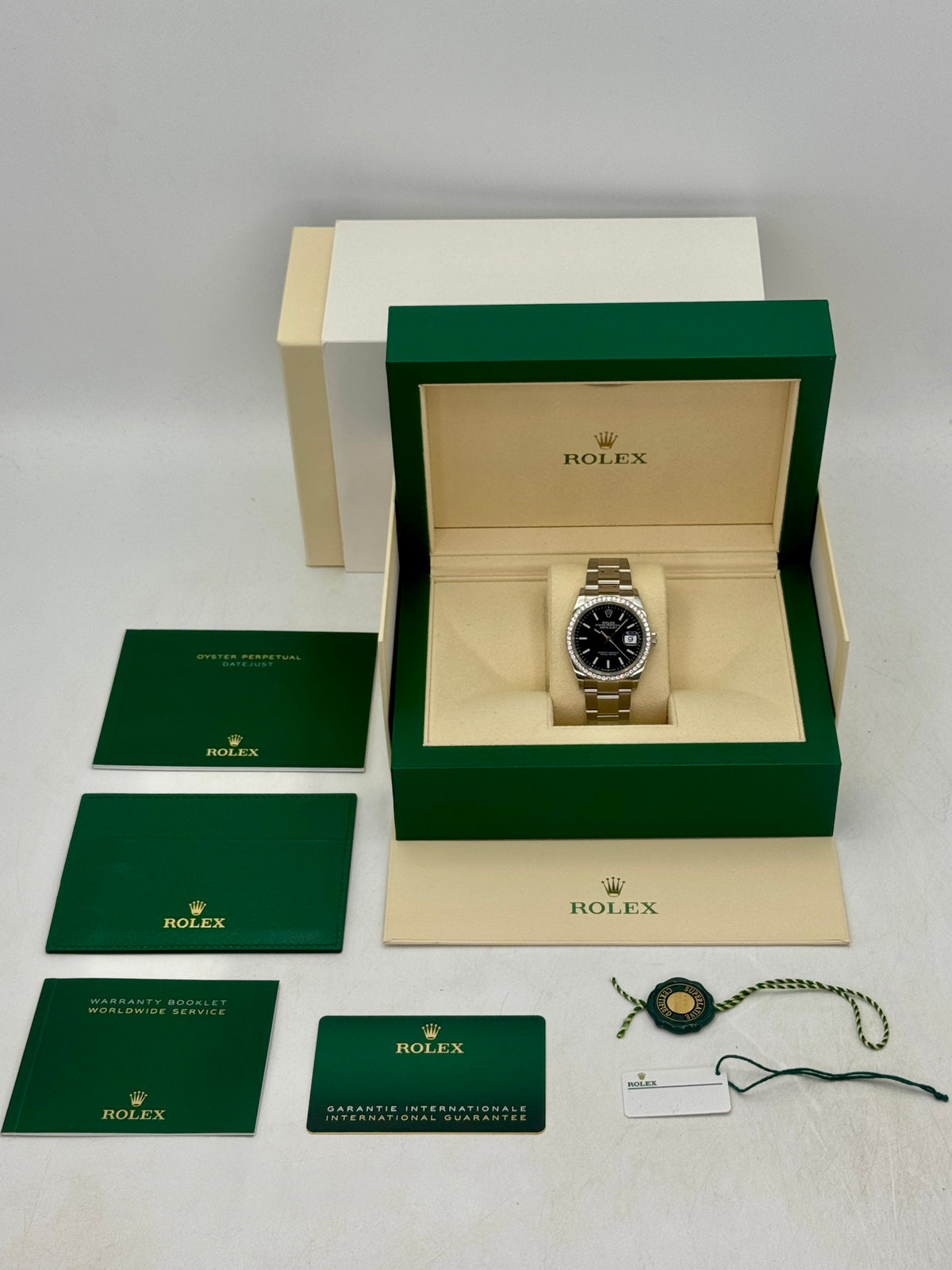 2022 Rolex Datejust 36mm 126284RBR Stainless Steel Oyster Black Dial - MyWatchLLC