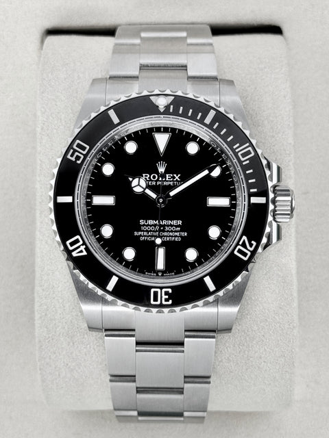 NEW 2026 Rolex Submariner 41mm 124060 Stainless Steel Black Dial (STICKERED)