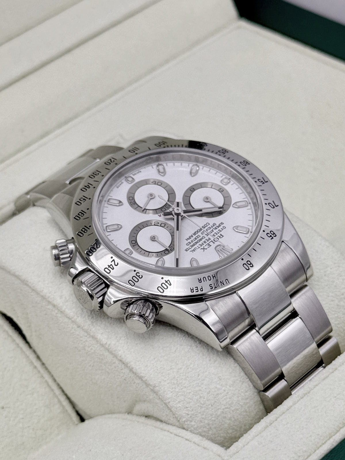 2012 Rolex Daytona 40mm 116520 Stainless Steel White Dial (Collectors Set) - MyWatchLLC