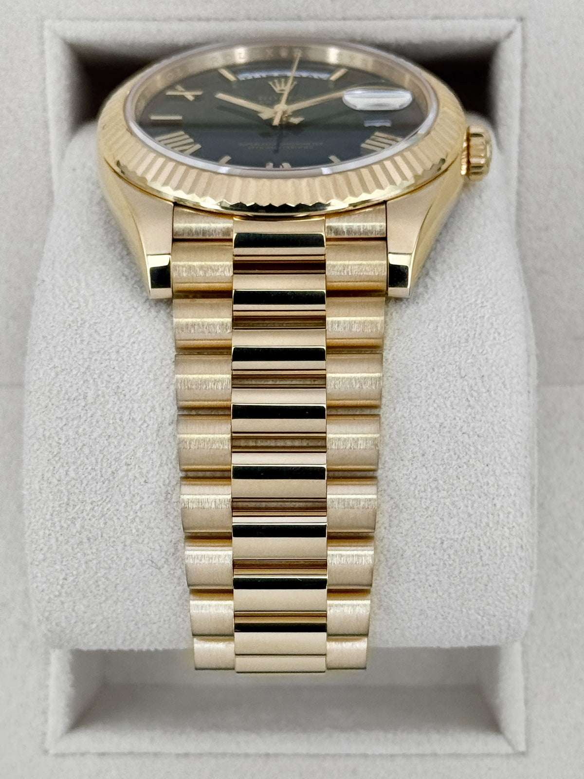 2024 Rolex Day-Date 40mm 228238 Presidential Green Ombre Dial - MyWatchLLC