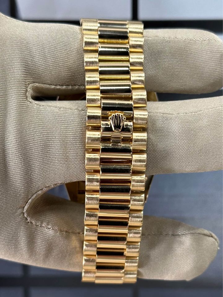 2017 Rolex Day-Date 40mm 228238 Silver Roman Numeral Dial - MyWatchLLC