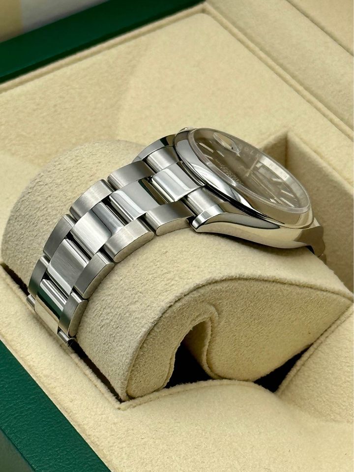 2022 Rolex Datejust 36mm 126200 Stainless Steel Black Dial Oyster - MyWatchLLC