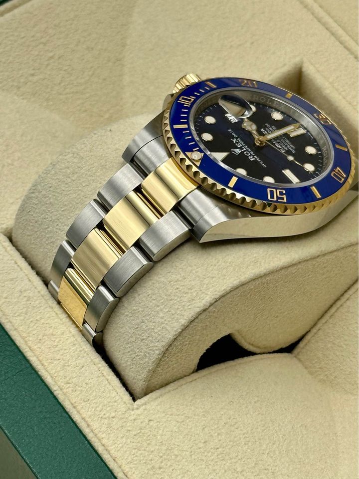 NEW 2023 Rolex Submariner "Bluesy" 126613LB Two-Tone Oyster - MyWatchLLC