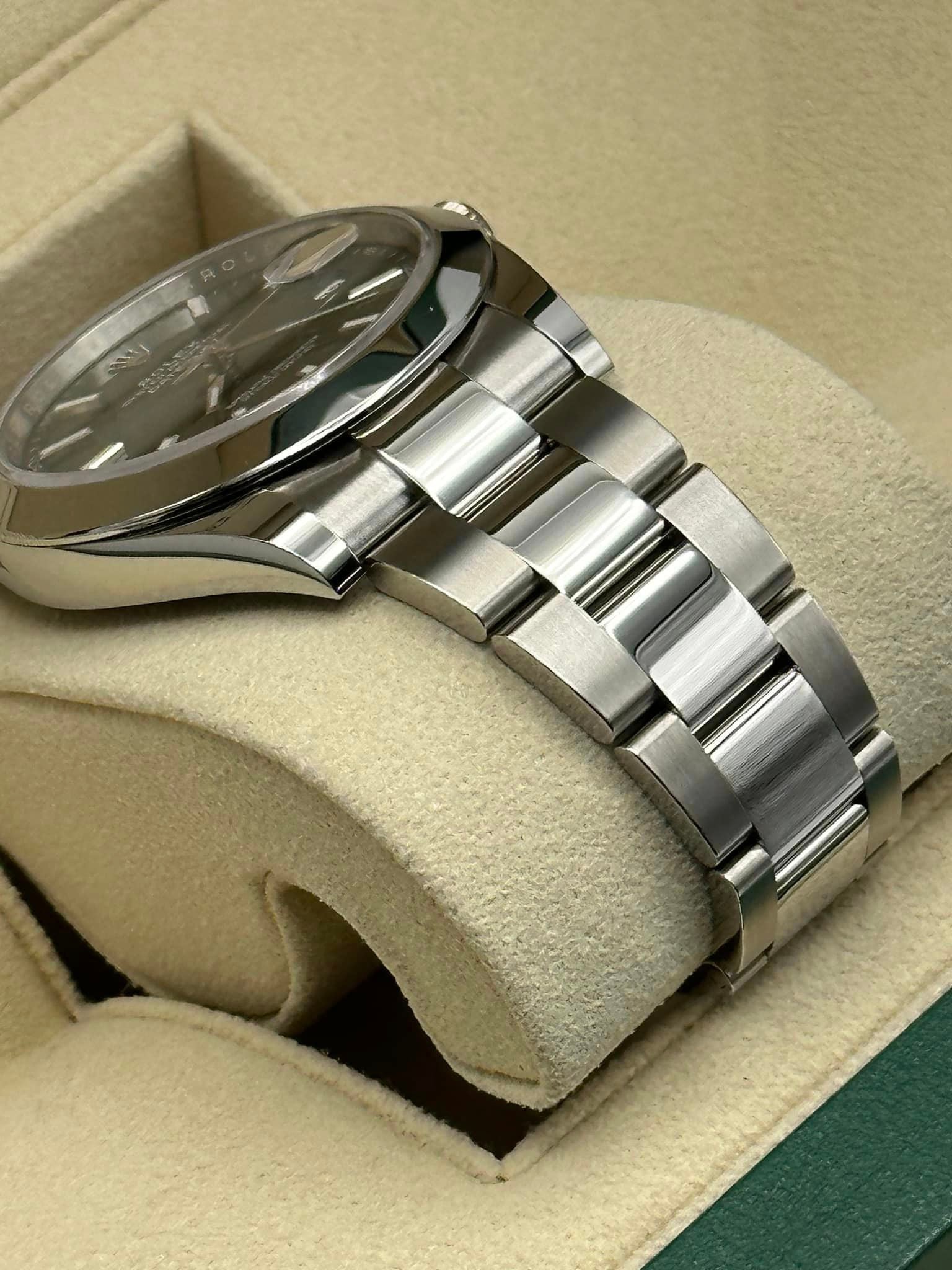 2022 Rolex Datejust 41mm 126300 Stainless Steel Mint Dial Oyster - MyWatchLLC