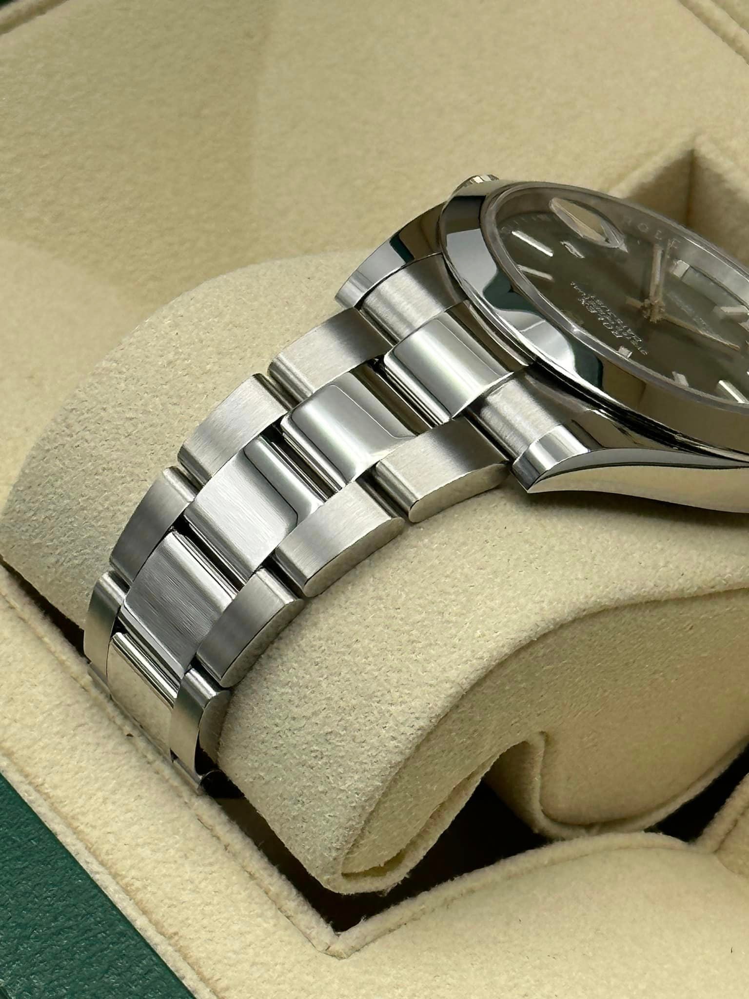 2022 Rolex Datejust 41mm 126300 Stainless Steel Mint Dial Oyster - MyWatchLLC