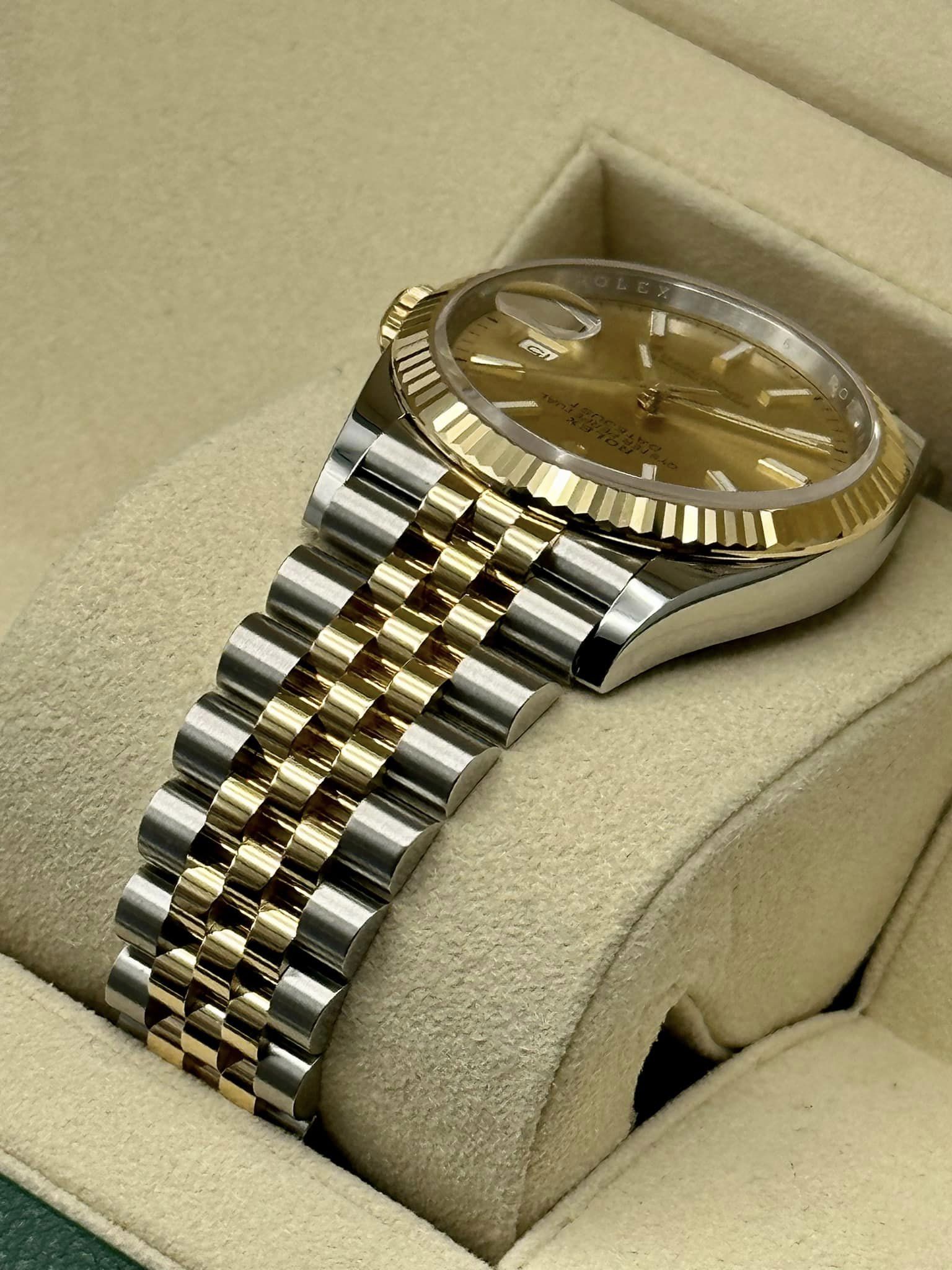 2022 Rolex Datejust 36mm 126233 Two-Tone Gold/SS Champaign Dial Jubilee - MyWatchLLC