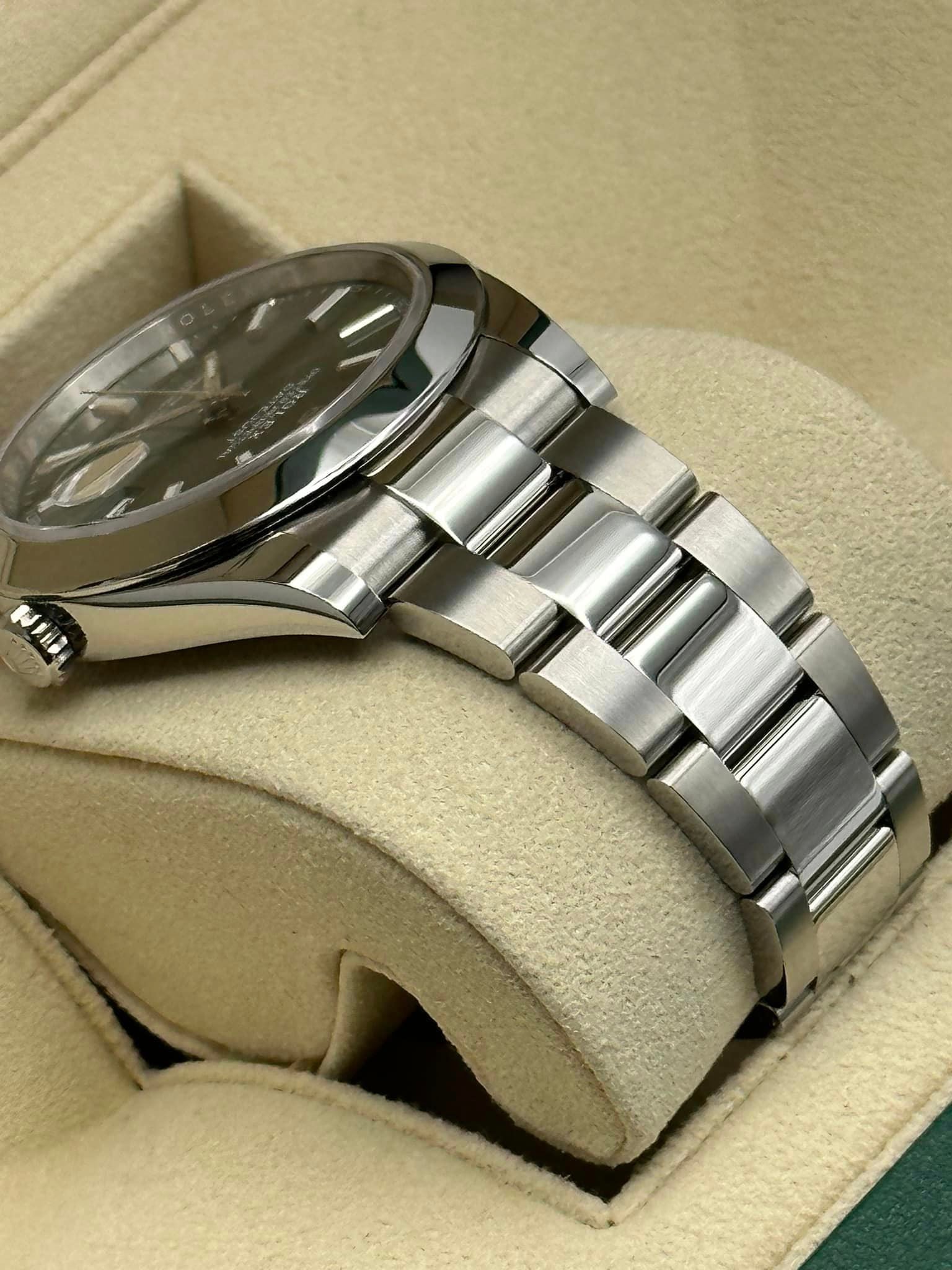 2022 Rolex Datejust 41mm 126300 Stainless Steel Mint Dial Oyster - MyWatchLLC