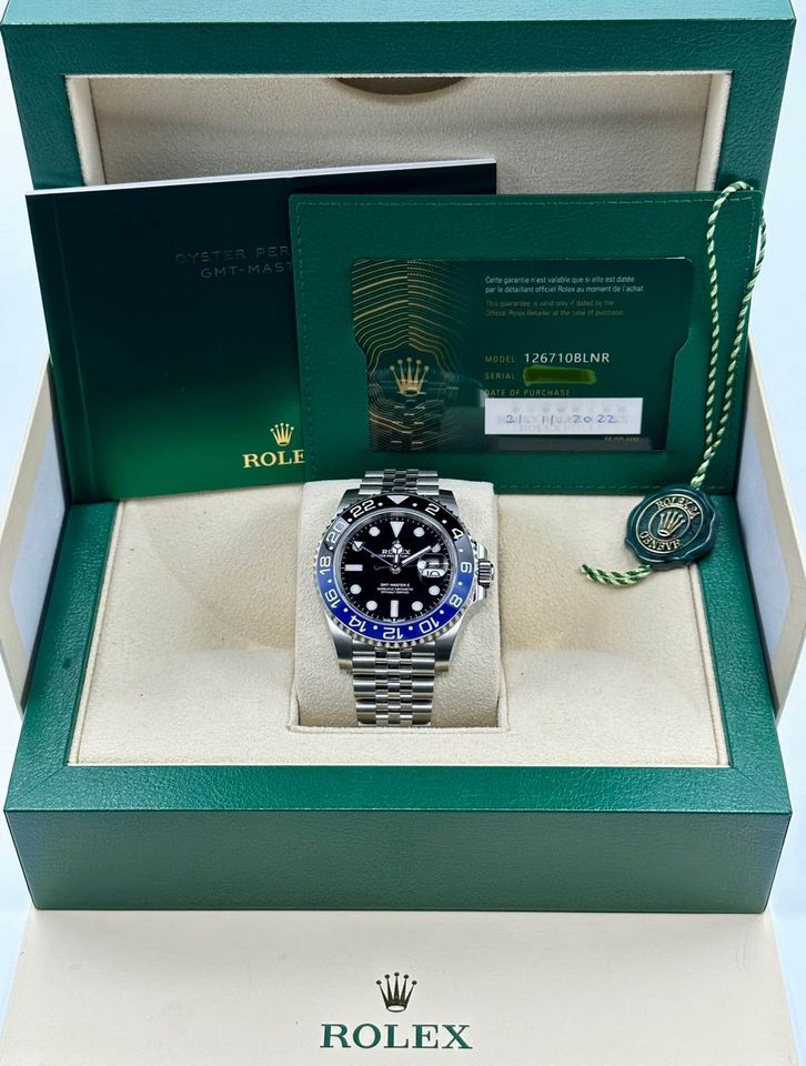 NEW 2022 Rolex GMT-Master II “Batgirl” 126710BLNR SS on Jubilee - MyWatchLLC