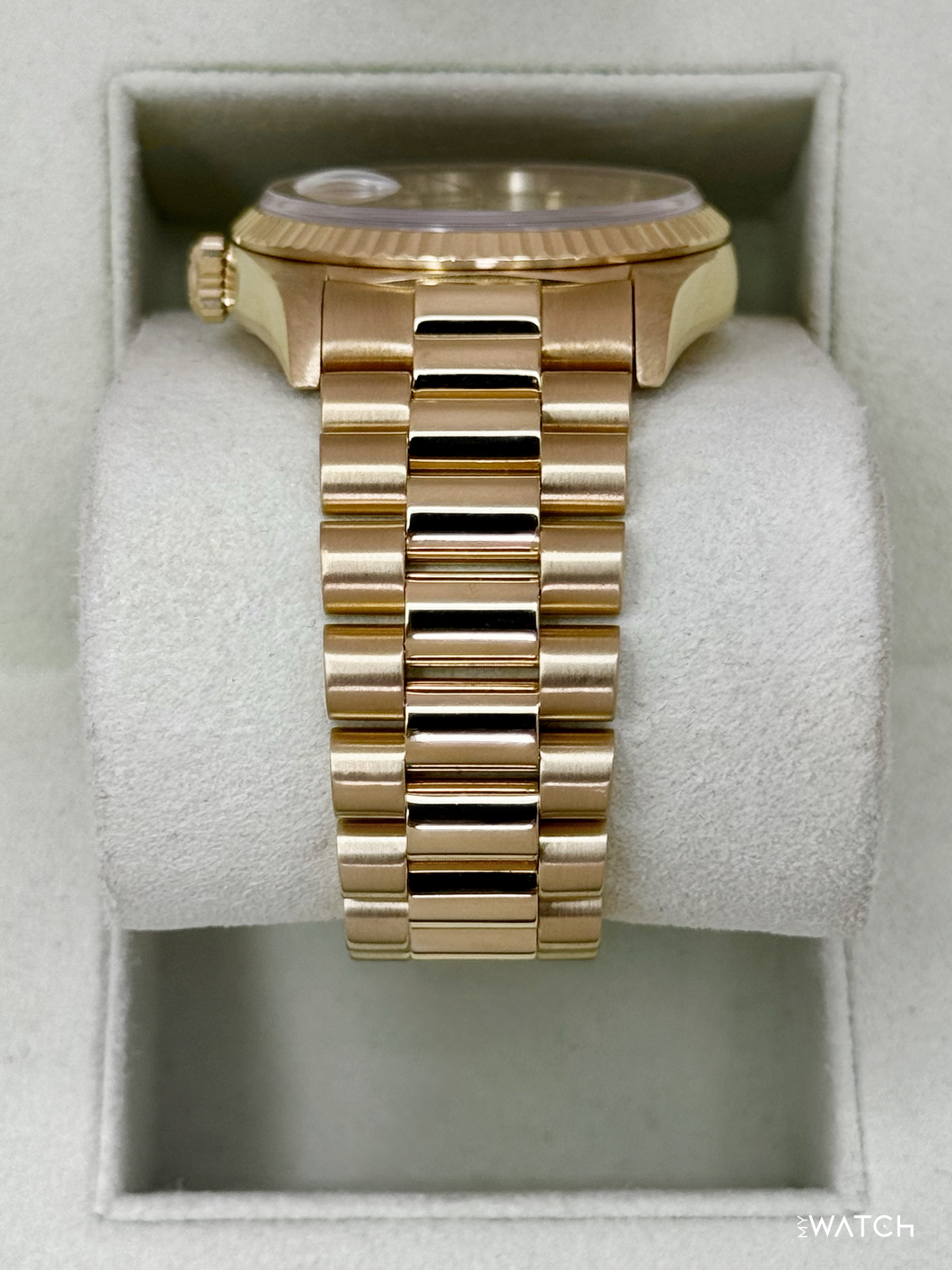 1991 Rolex Day-Date 36mm 18238 Presidential Yellow Gold Silver Dial (RSC)