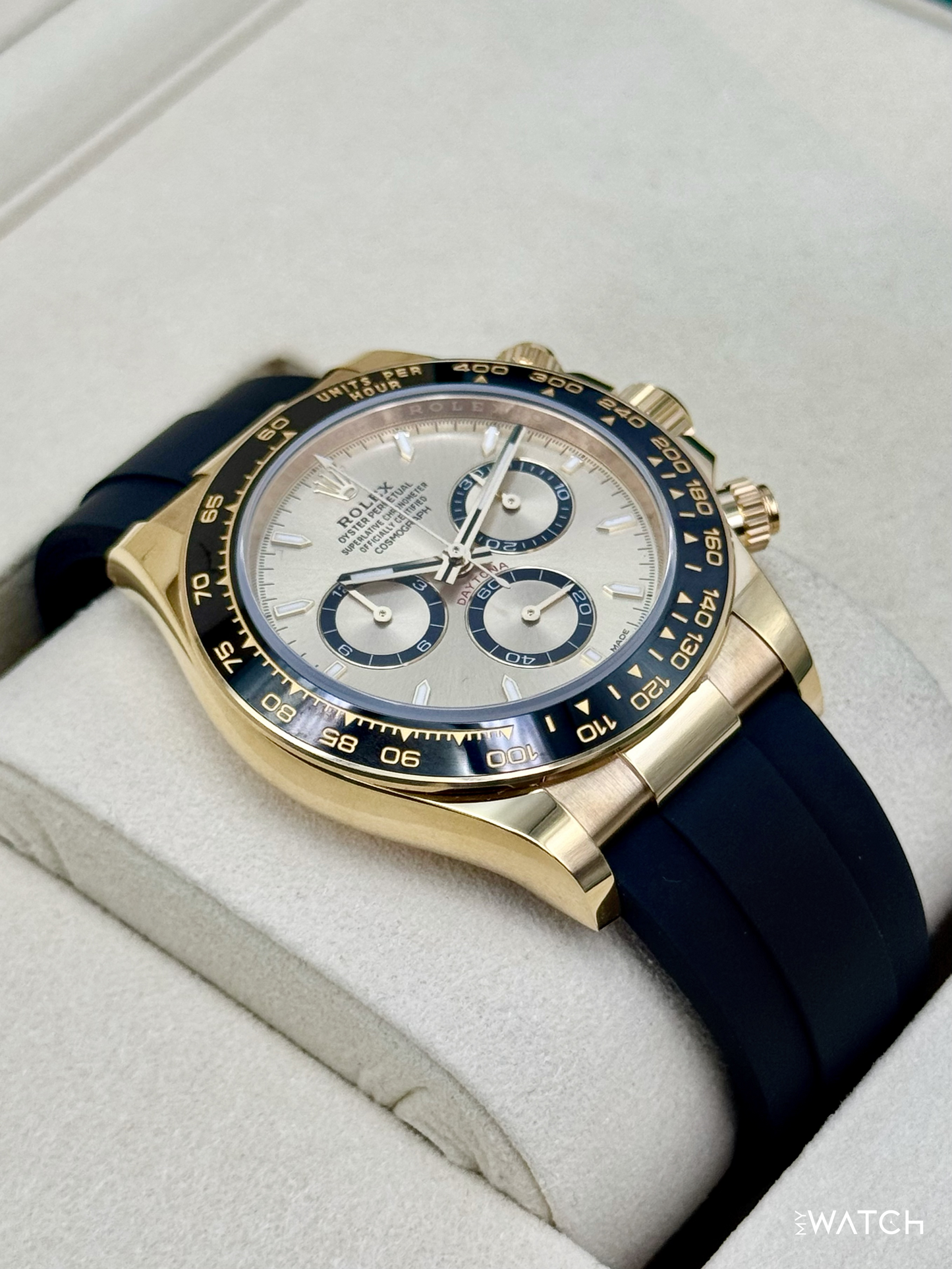 NEW 2026 Rolex Daytona 40mm 126518LN Yellow Gold Oysterflex Champagne Dial - MyWatchLLC