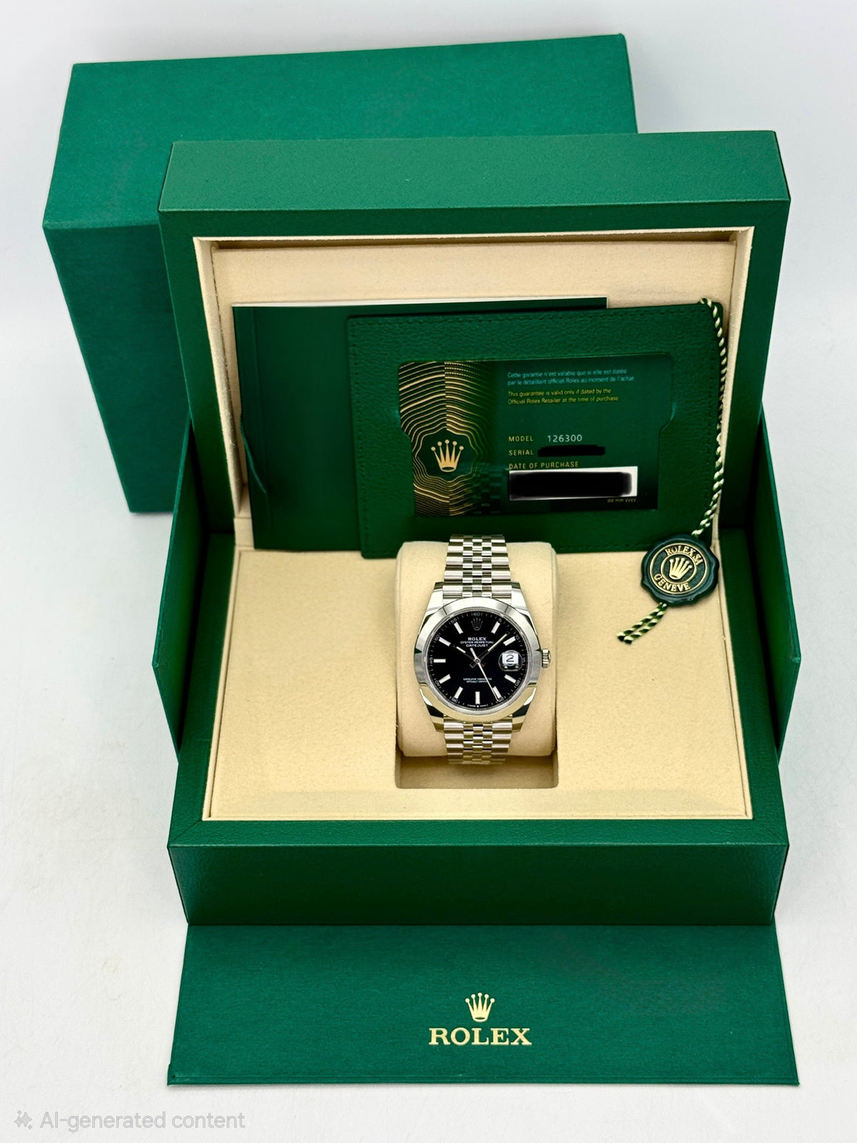 NEW 2026 Rolex Datejust 41mm 126300 Stainless Steel Jubilee Black Dial
