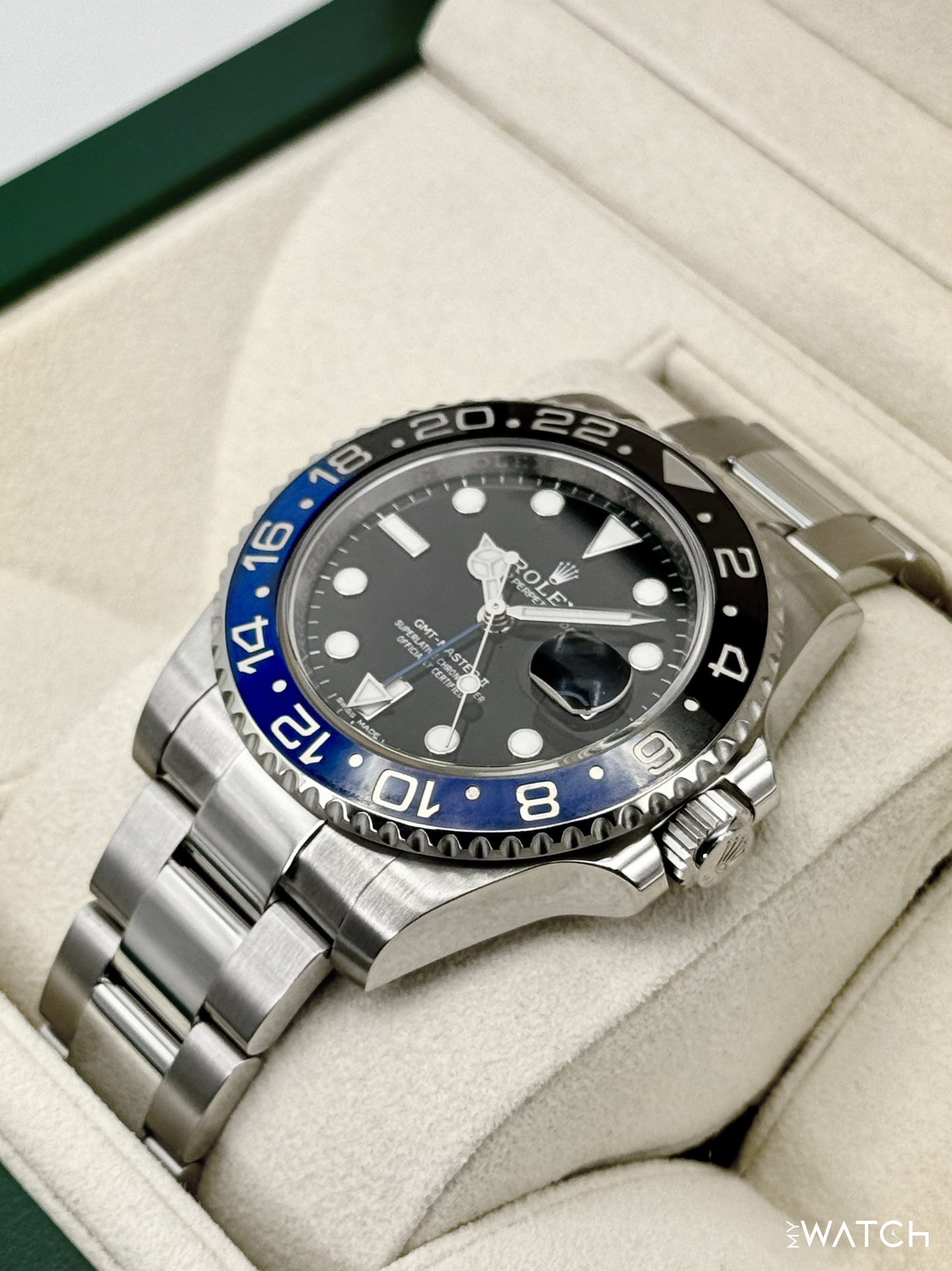 2014 Rolex GMT-Master II "Batman" 40mm 116710BLNR Oyster - MyWatchLLC