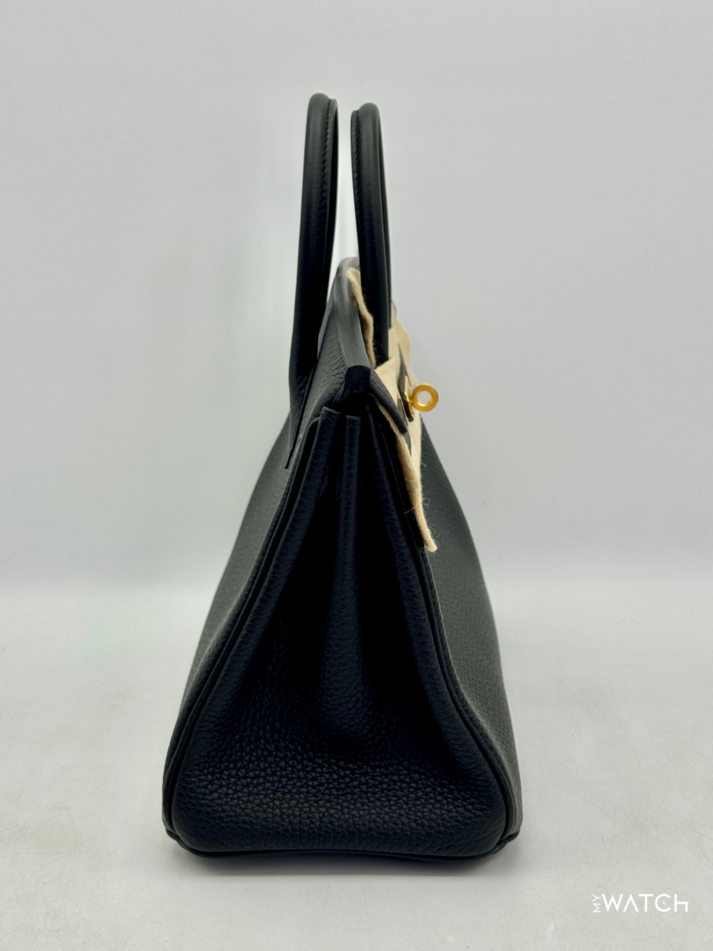 NEW 2026 Hermès Birkin 25 Handbag Togo Gold Hardware Noir (Black)