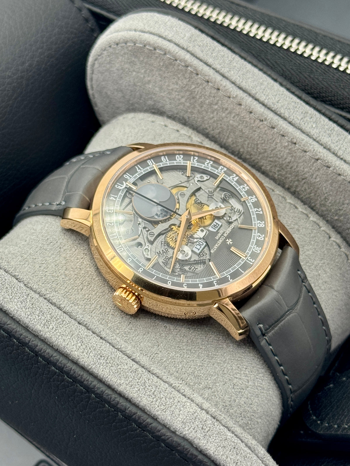 NEW 2026 Vacheron Constantin Traditionnelle 41mm 4020T Pink Gold Skeletonized Dial
