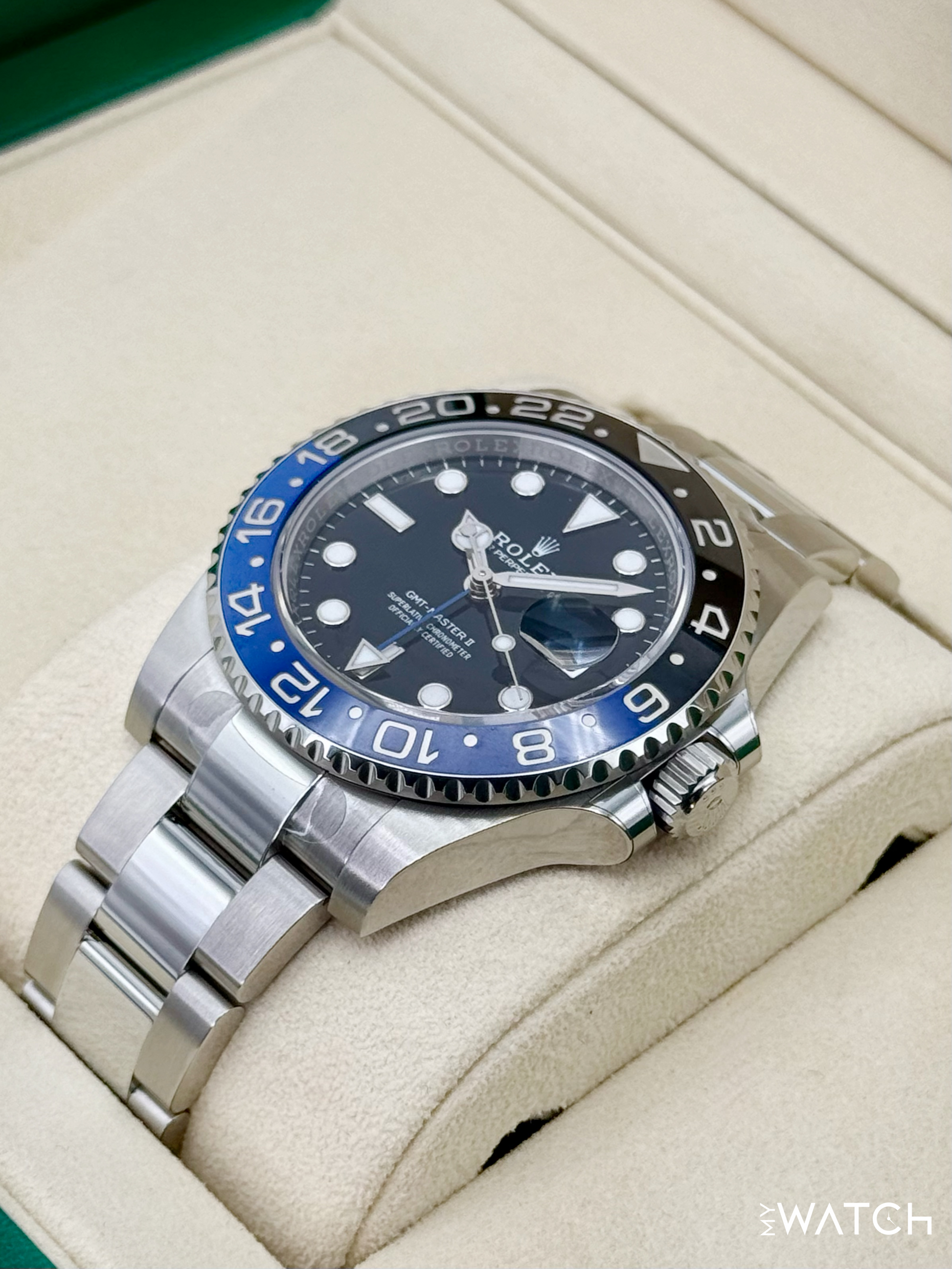 NEW 2025 Rolex GMT-Master II "Batman" 40mm 126710BLNR Oyster (STICKERED) - MyWatchLLC