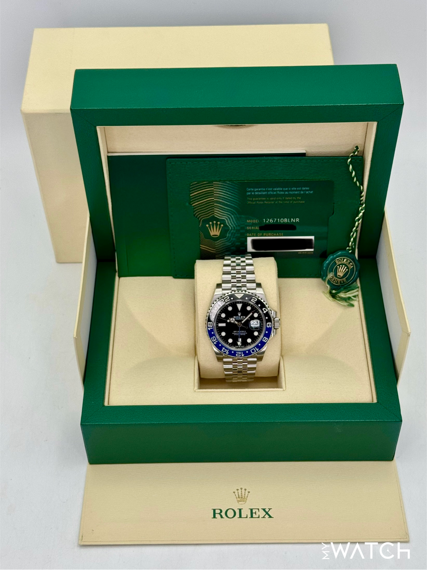 2022 Rolex GMT-Master II "Batgirl" 40mm 126710BLNR Jubilee