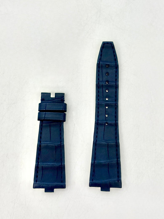 NEW Vacheron Constantine 7930V Half-Matte Dark Blue Alligator Leather Strap