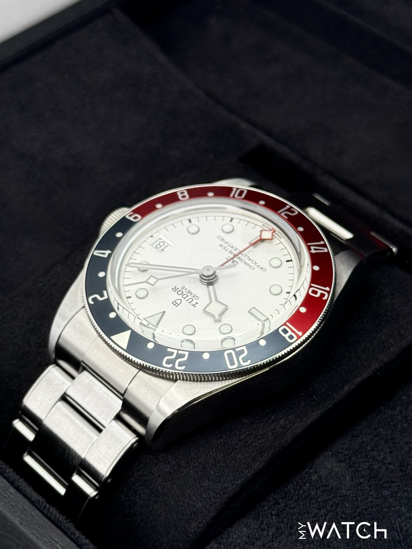 2023 Tudor Black Bay GMT 41mm 79830RB Stainless Steel White Dial