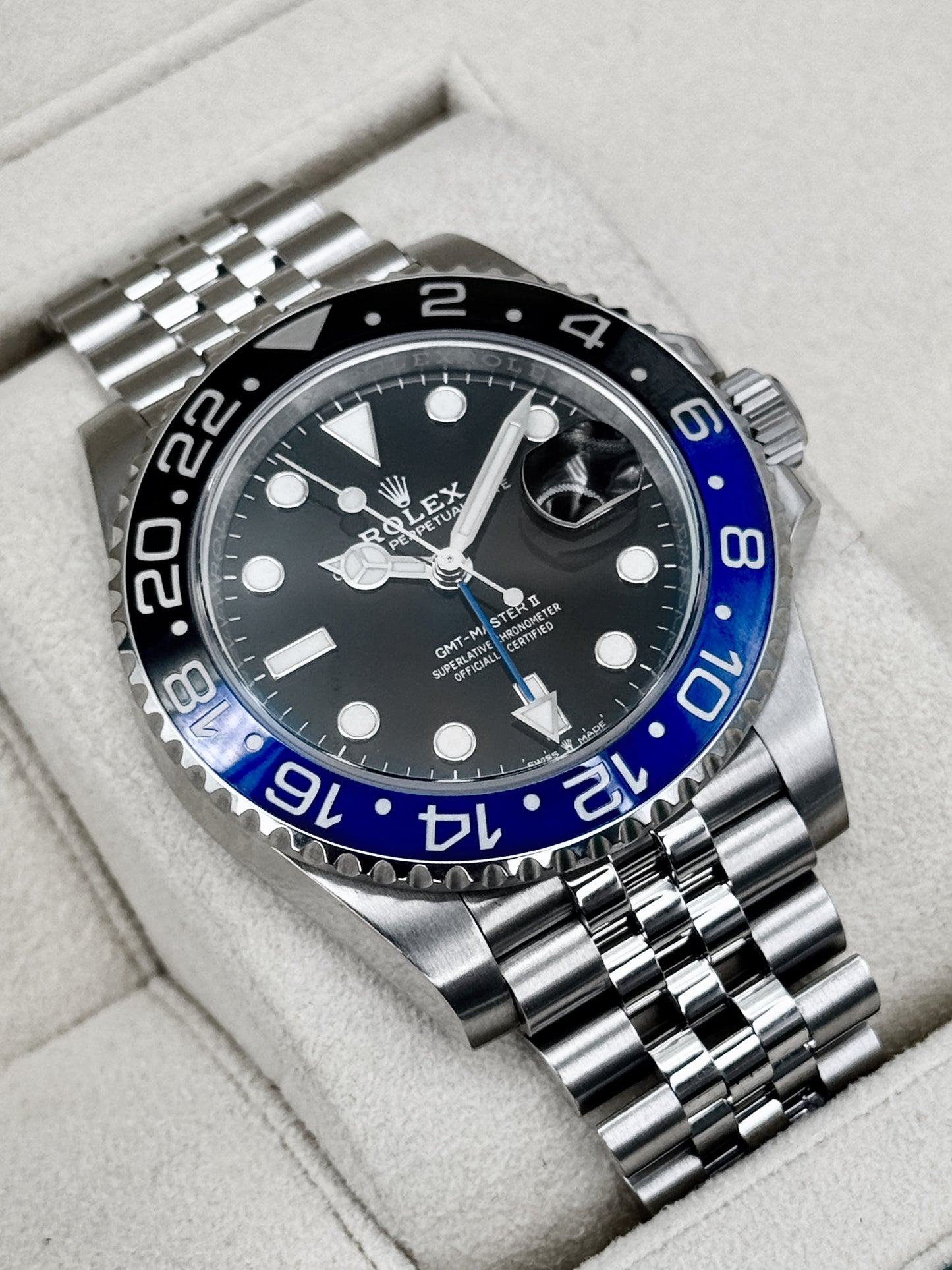 2021 Rolex GMT-Master II Batgirl 40mm 126710BLNR Jubilee