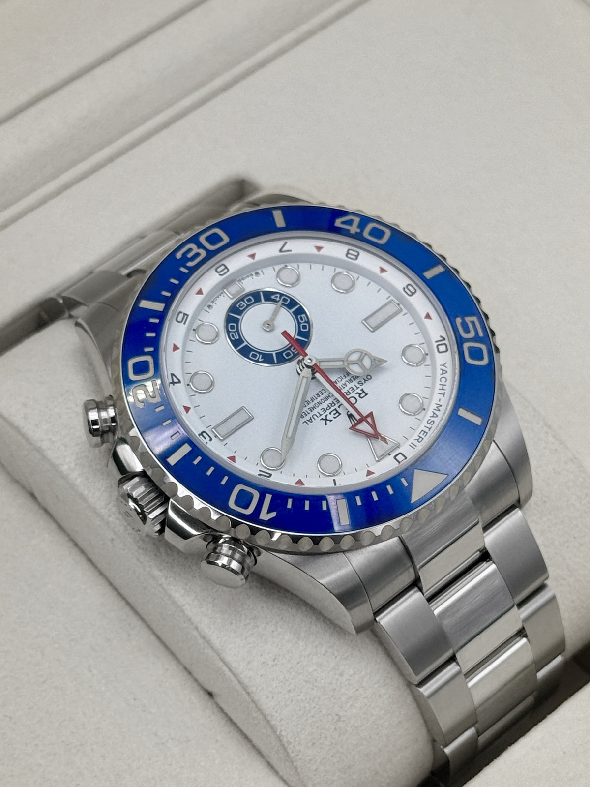 NEW 2026 Rolex Yacht-Master II 44mm 126680 Stainless Steel White Dial (NEW STYLE CARD)