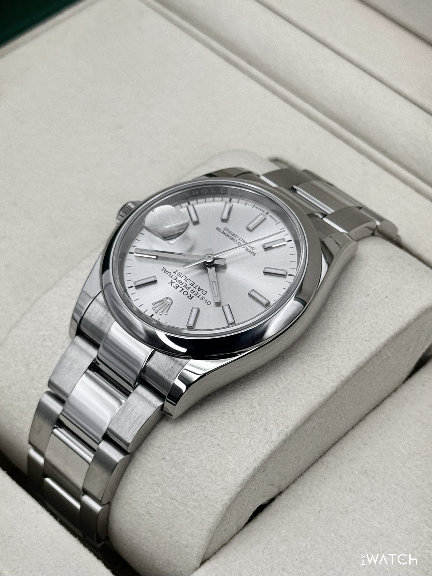 2025 Rolex Datejust 36mm 126200 Stainless Steel Oyster Silver Dial