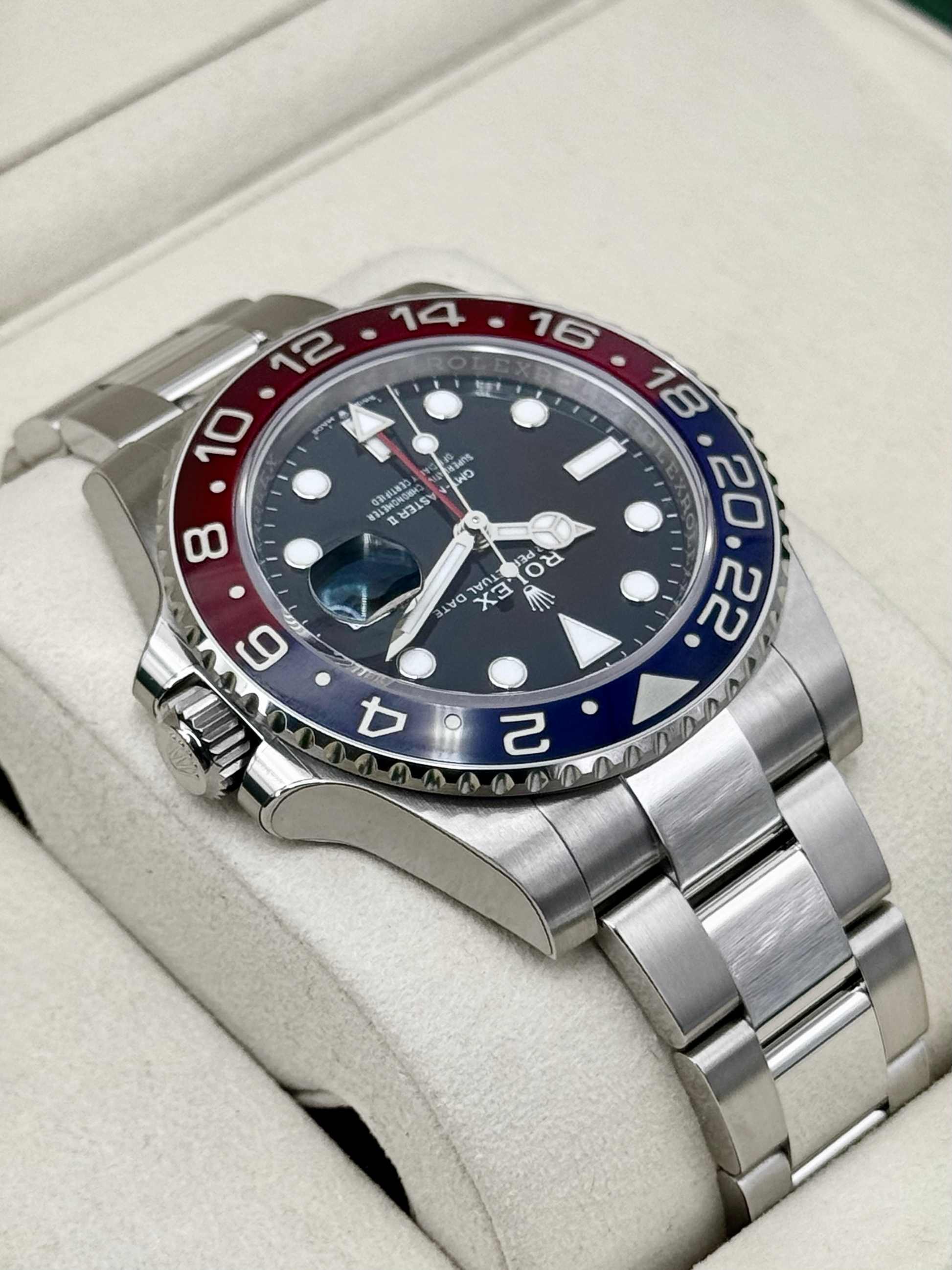 NEW 2026 Rolex GMT-Master II "Pepsi" 40mm 126710BLRO Oyster - MyWatchLLC