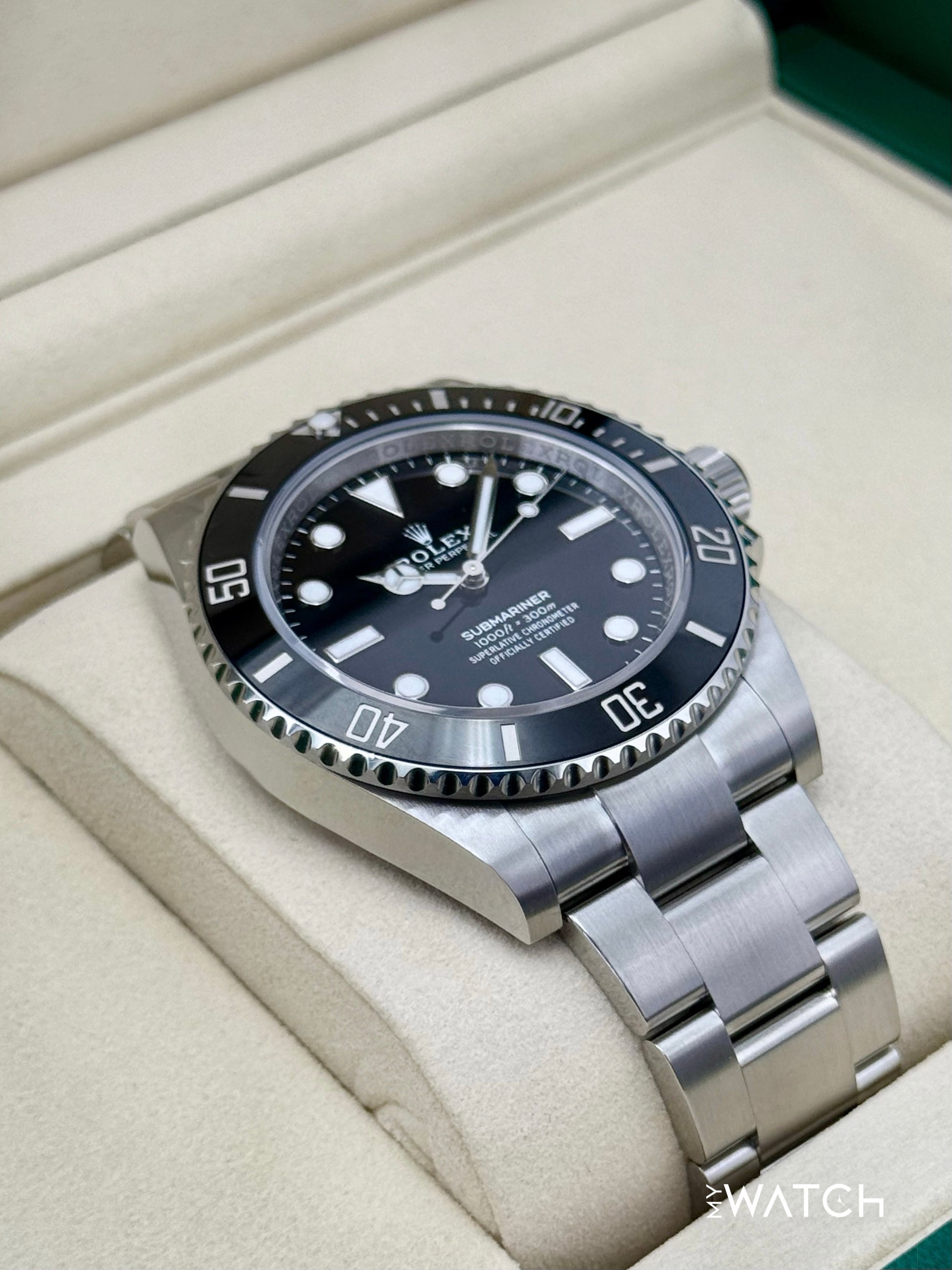 NEW 2025 Rolex Submariner 41mm 124060 Stainless Steel Black Dial (STICKERED) - MyWatchLLC