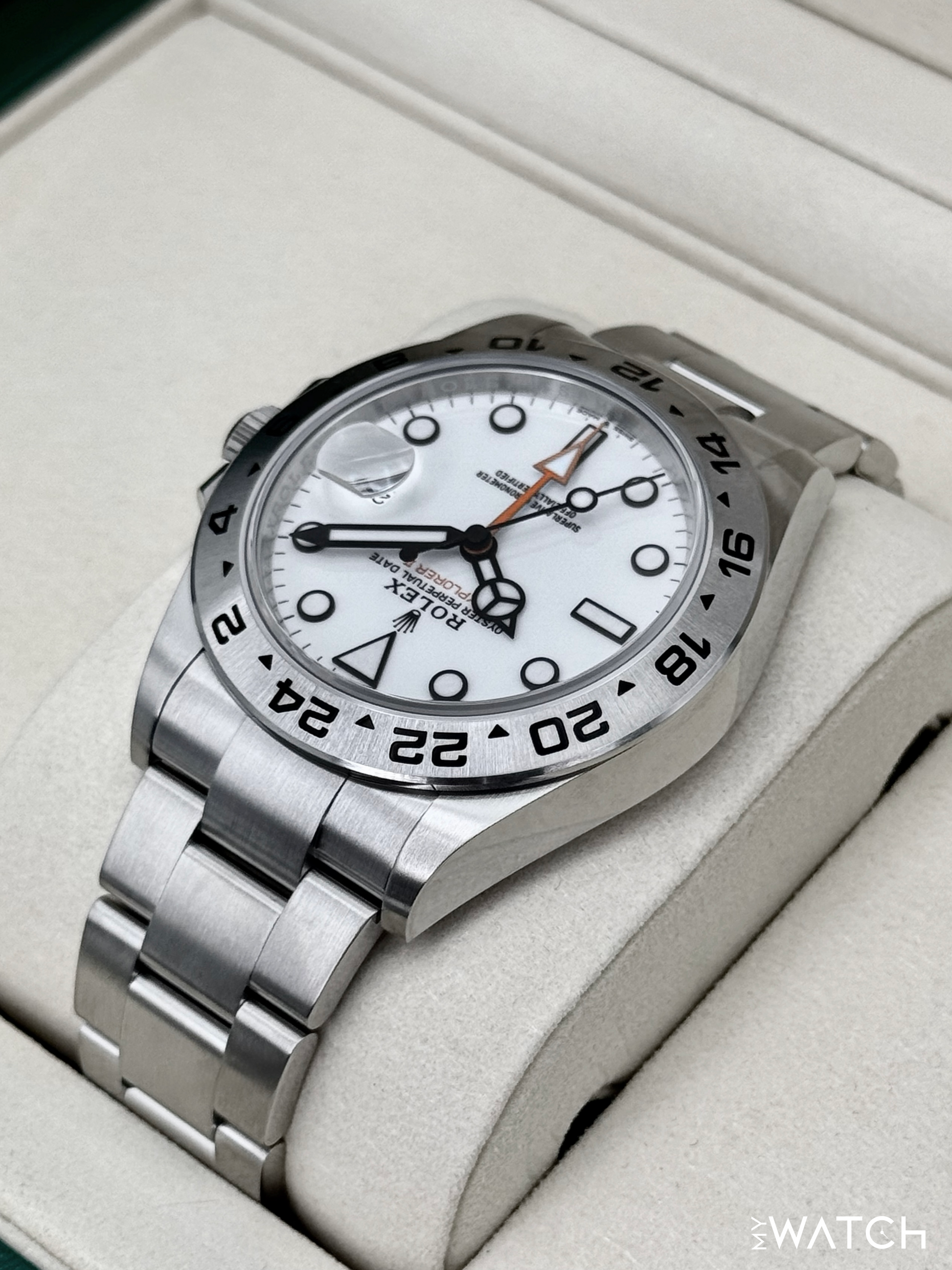 NEW 2026 Rolex Explorer II 42mm 226570 Polar White Dial (STICKERED) - MyWatchLLC