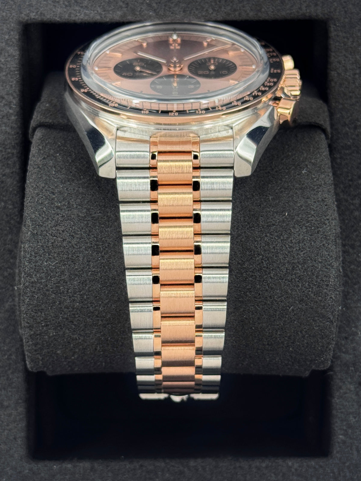 2025 Omega Speedmaster 42mm 310.20.42.50.99.001 Two-Tone Pink Dial