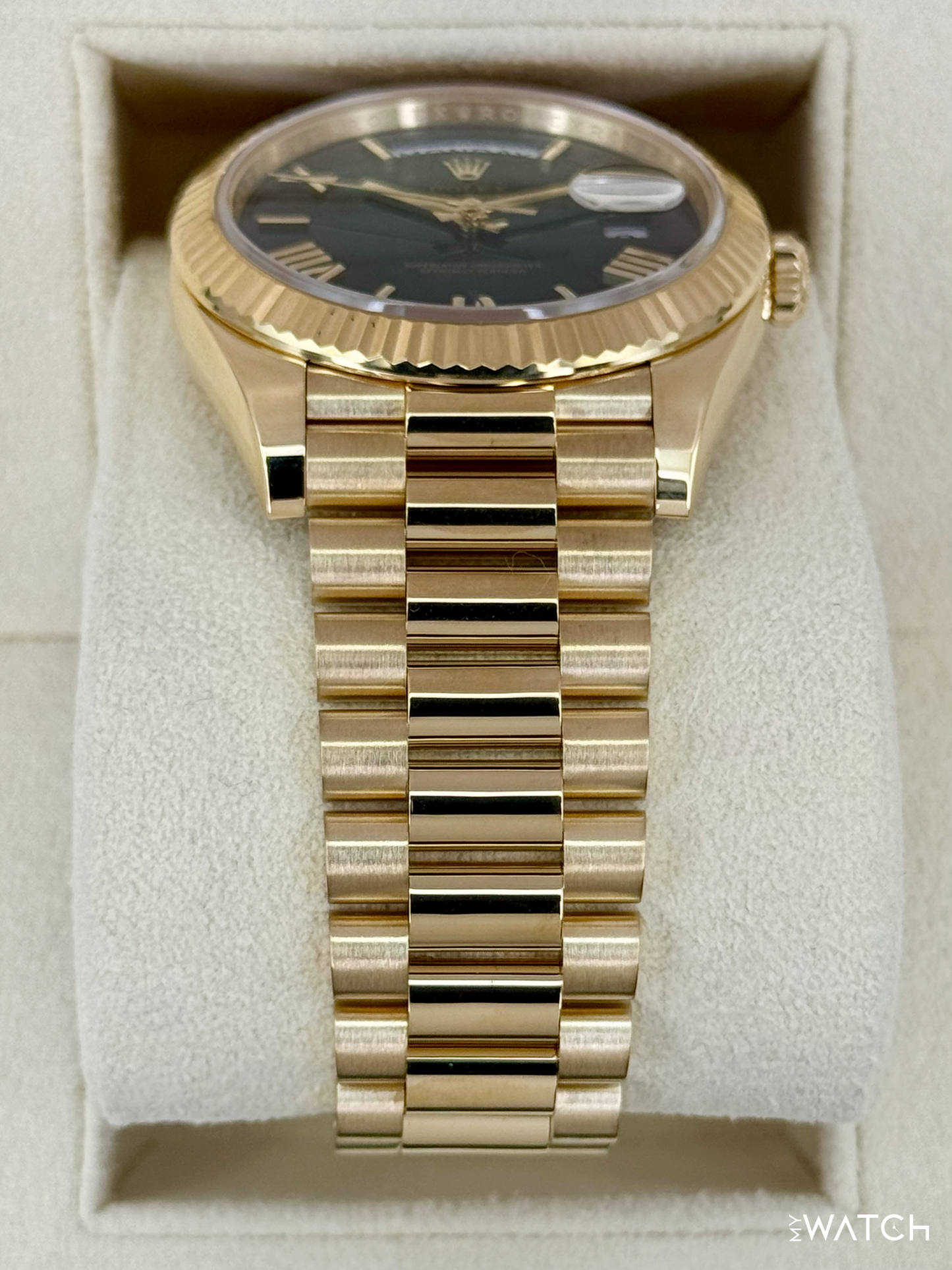 2025 Rolex Day-Date 40mm 228238 Presidential Green Ombre Dial