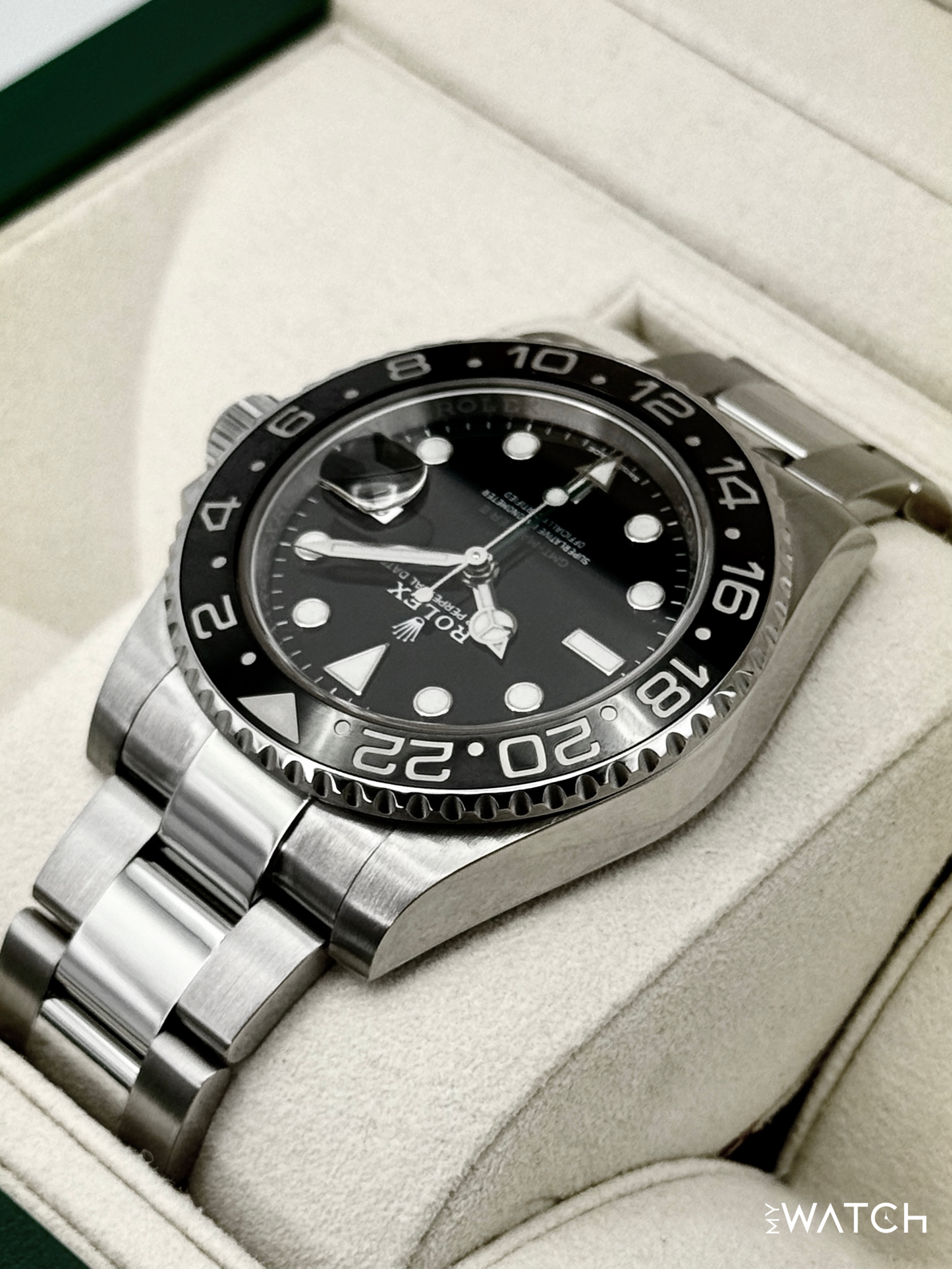 2018 Rolex GMT-Master II 40mm 116710LN Stainless Steel Black Dial - MyWatchLLC