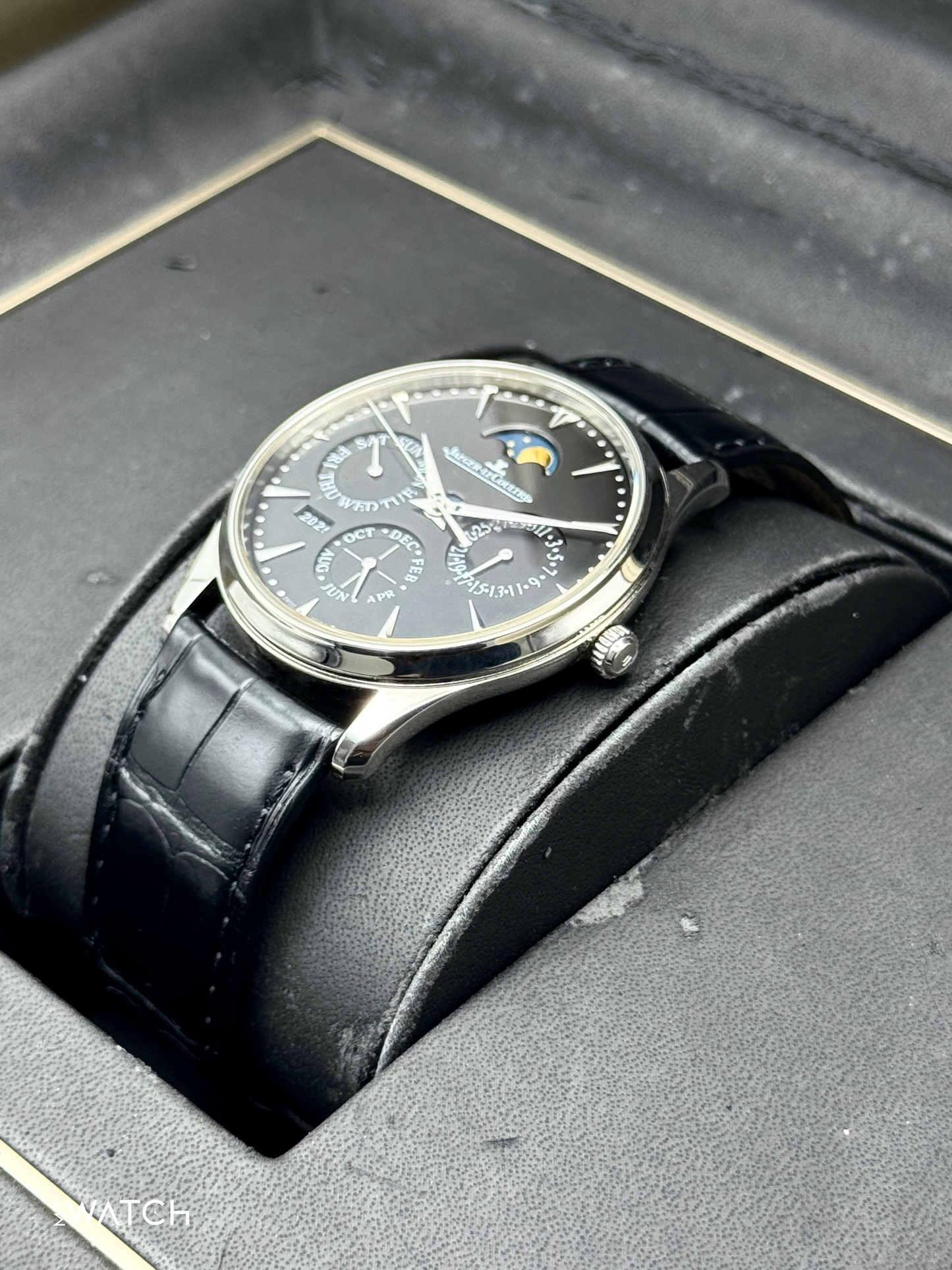 2019 Jaeger-LeCoultre Master Ultra Thin 39mm Q1308470 Black Dial