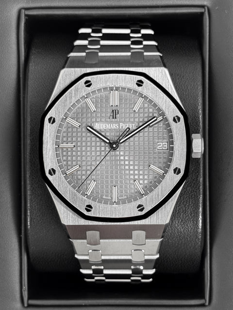 2019 Audemars Piguet Royal Oak 41mm 15500ST Stainless Steel Grey Dial