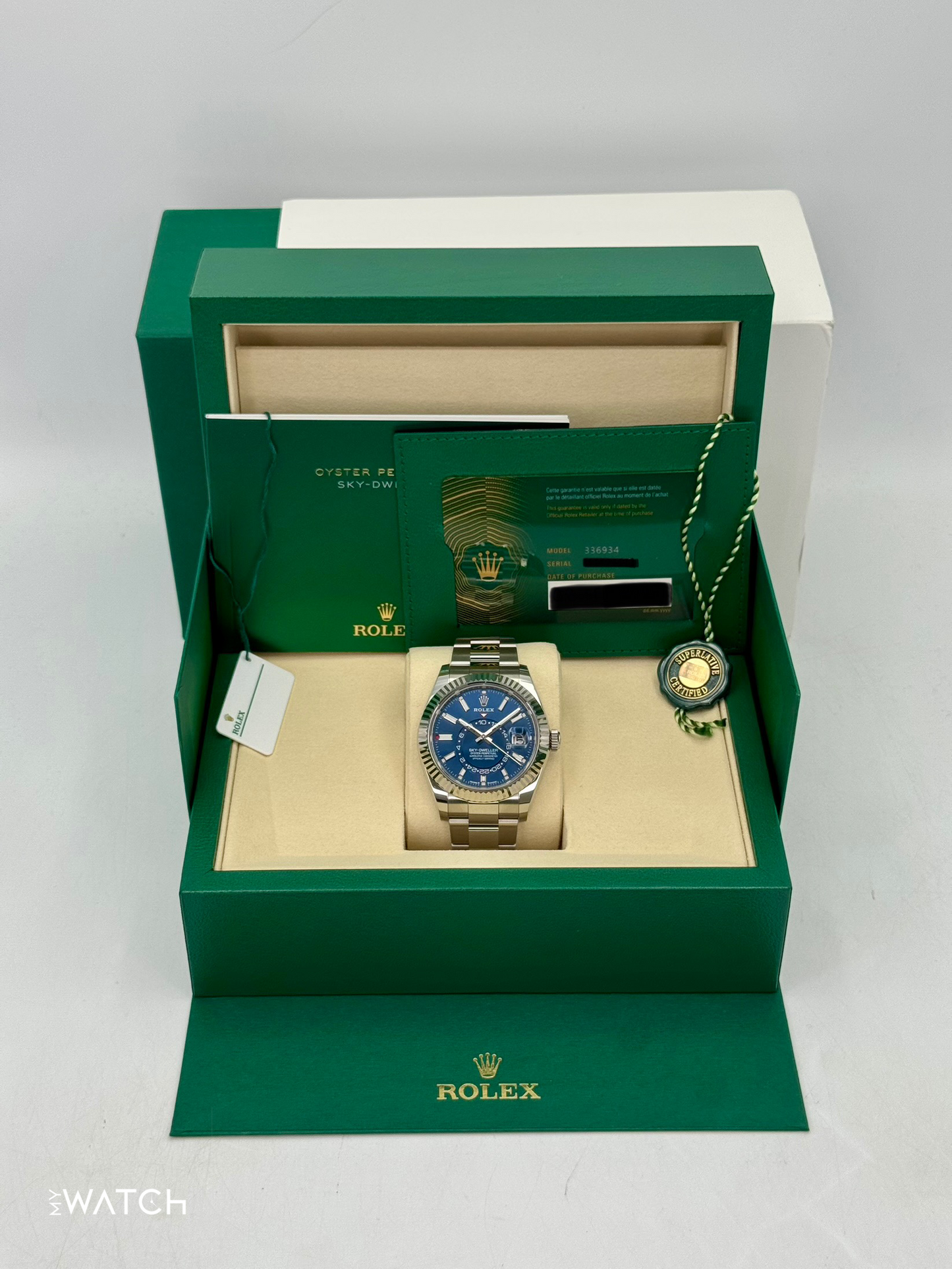 NEW 2025 Rolex Sky-Dweller 42mm 336934 Oyster Blue Dial