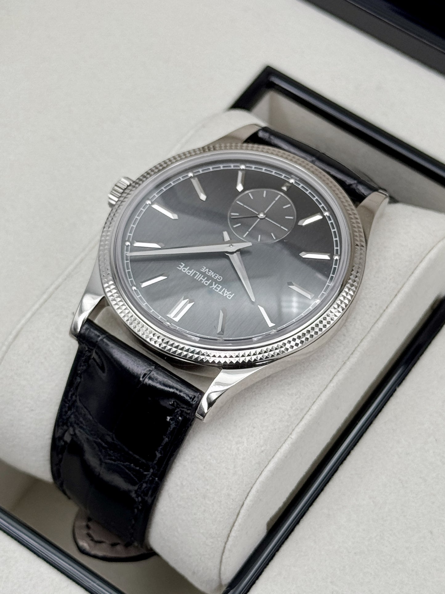 NEW 2026 Patek Philippe Calatrava 40mm 6119G  White Gold Gray Dial