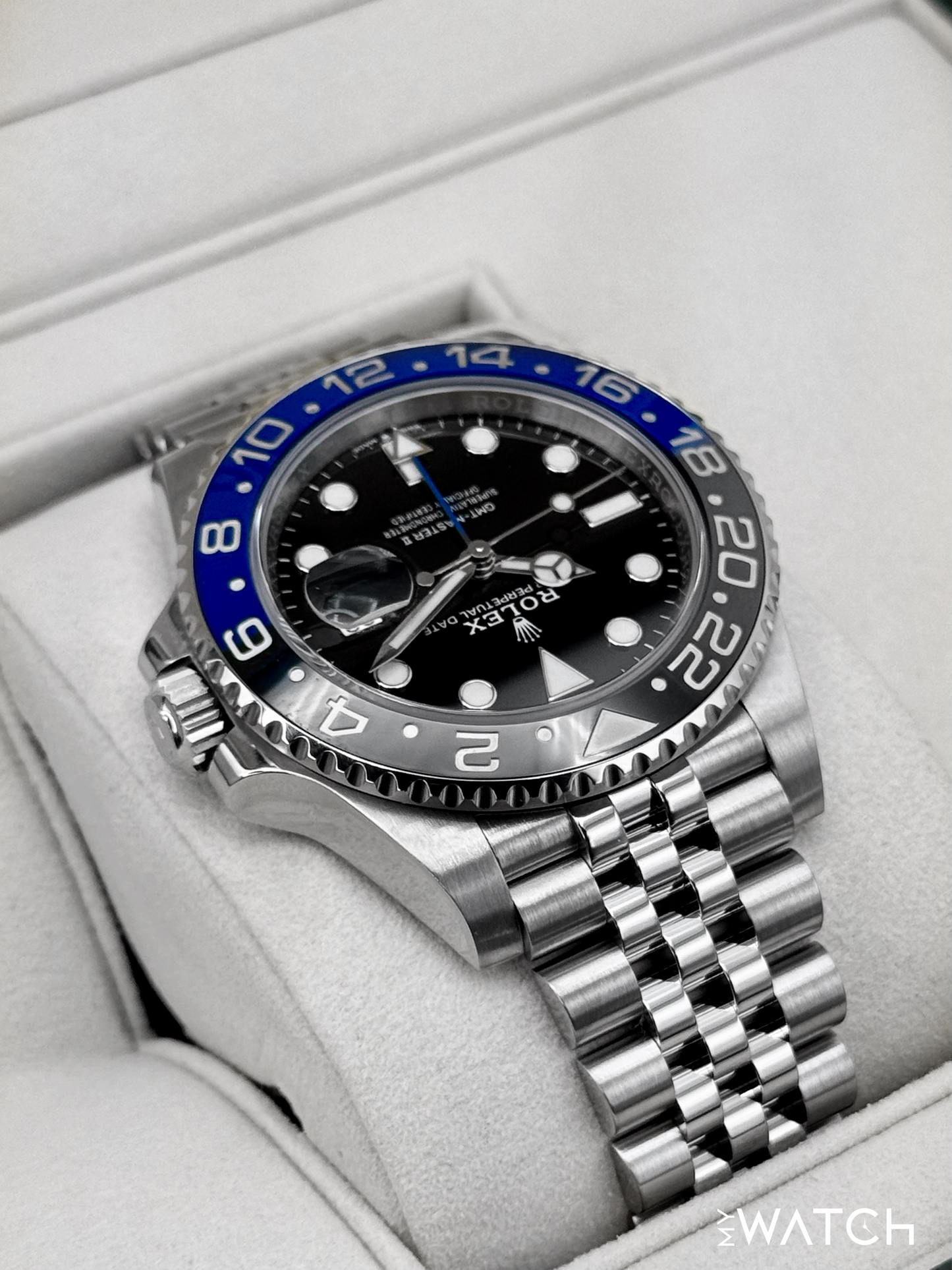 2022 Rolex GMT-Master II "Batgirl" 40mm 126710BLNR Jubilee