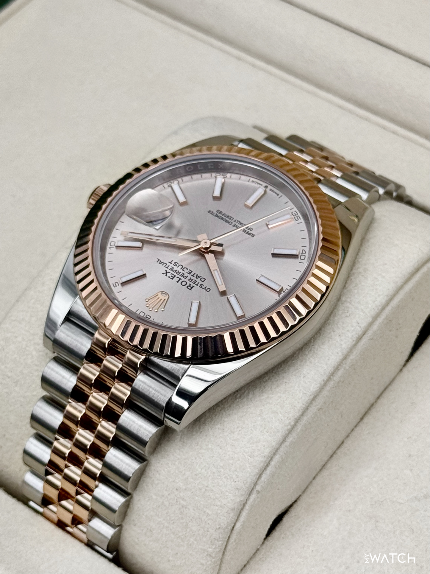 2025 Rolex Datejust 41mm 126331 Two-Tone Jubilee Sundust Dial - MyWatchLLC
