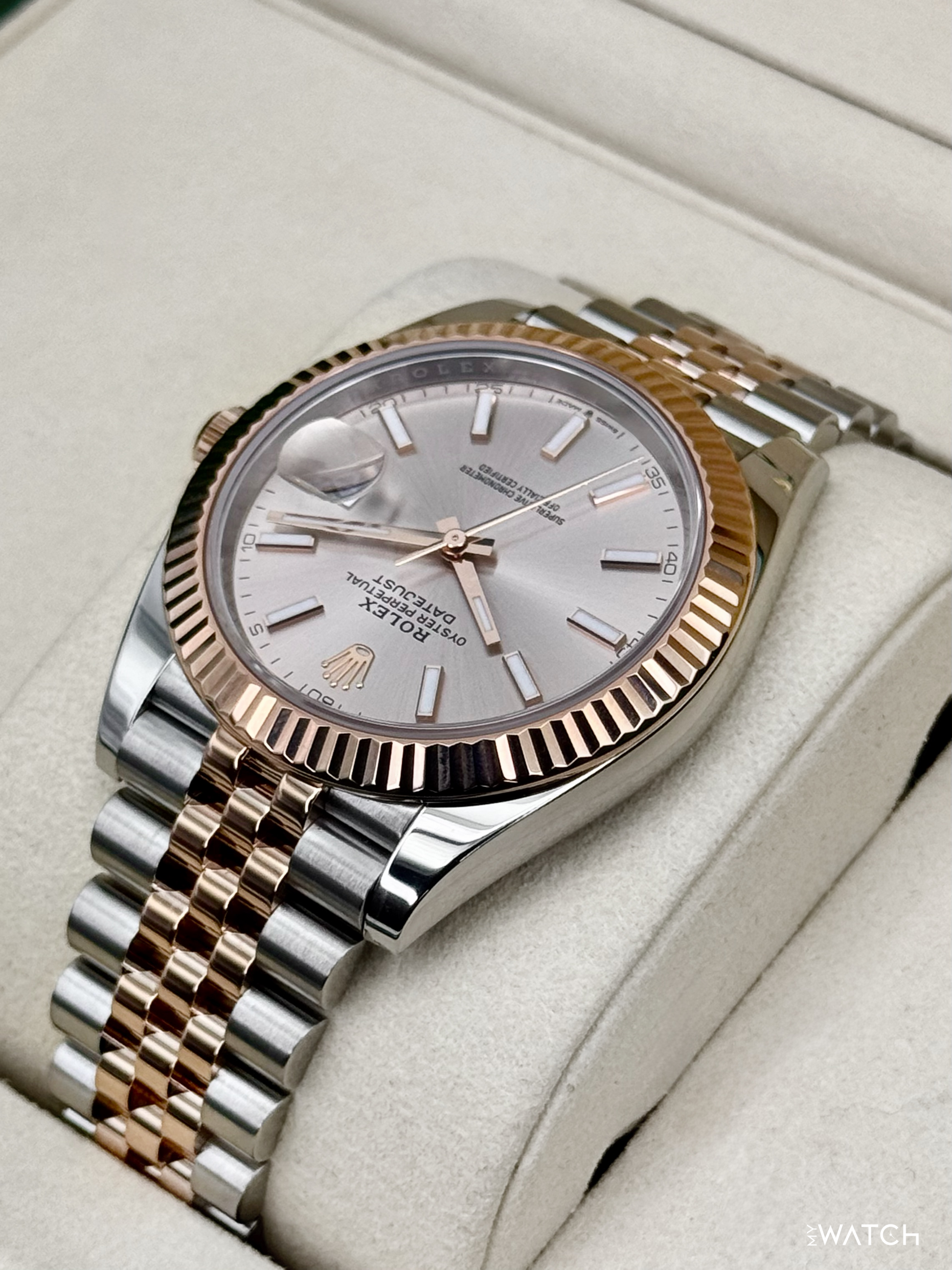 2025 Rolex Datejust 41mm 126331 Two-Tone Jubilee Sundust Dial - MyWatchLLC