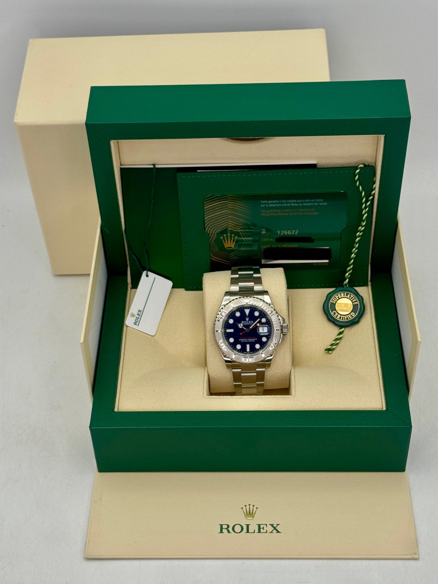 2024 Rolex Yacht-Master 40mm 126622 Blue Dial