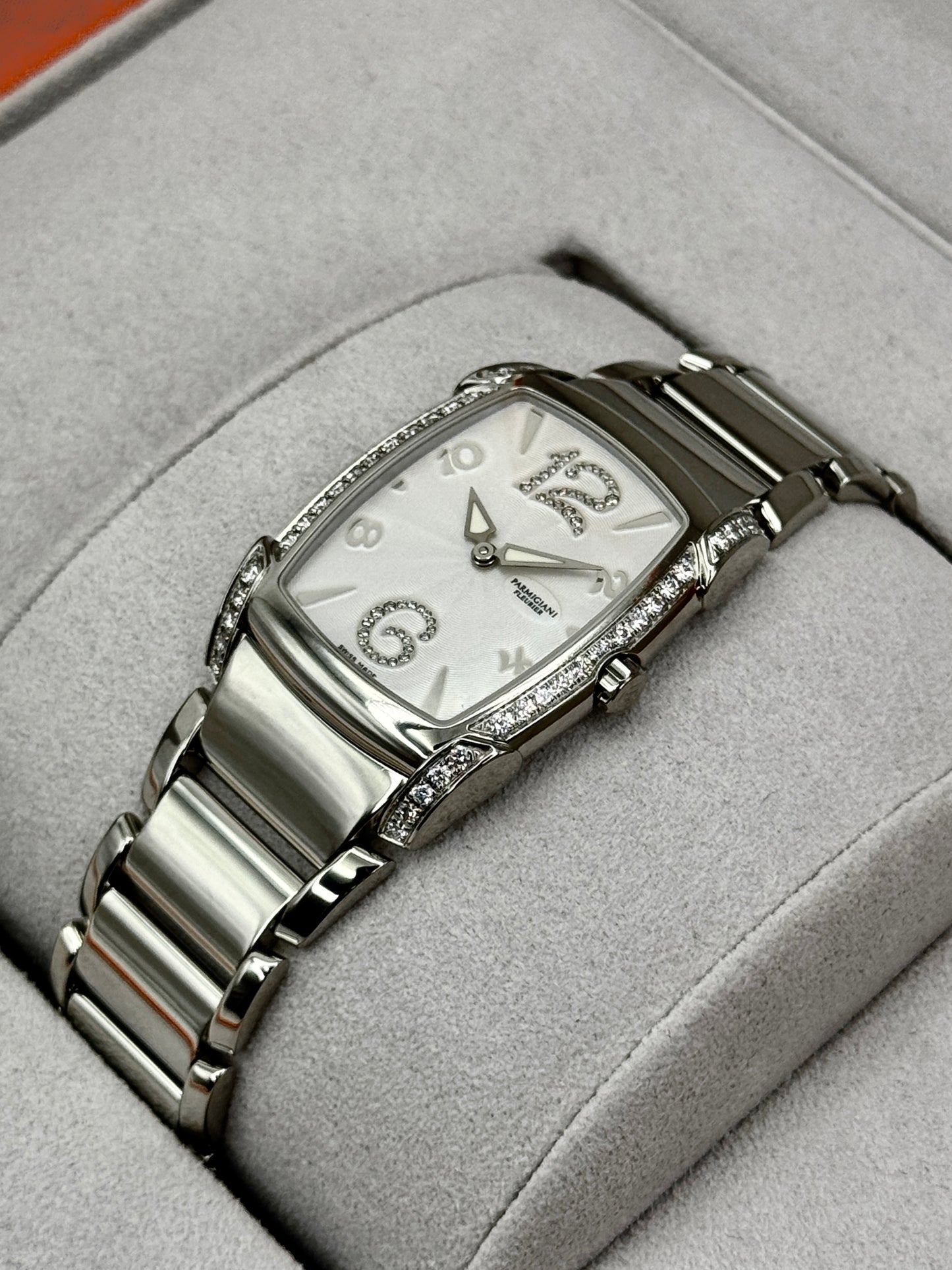 Parmigiani Fleurier Kalpa Donna 34.8mm PFC160-0020701 Stainless Steel Ivory Dial