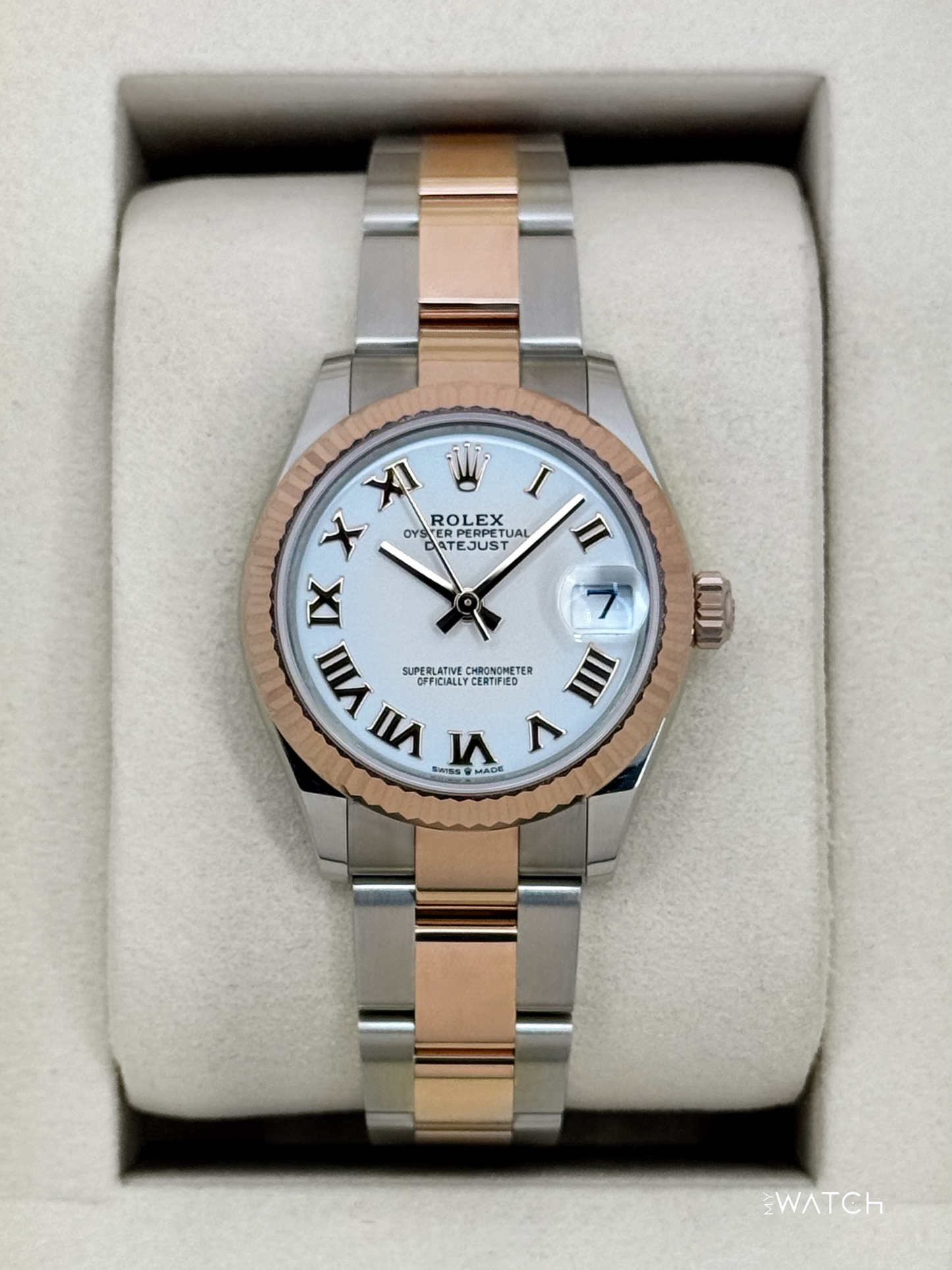 NEW 2025 Rolex Ladies Datejust 31mm 278271 Two-Tone Oyster White Dial - MyWatchLLC