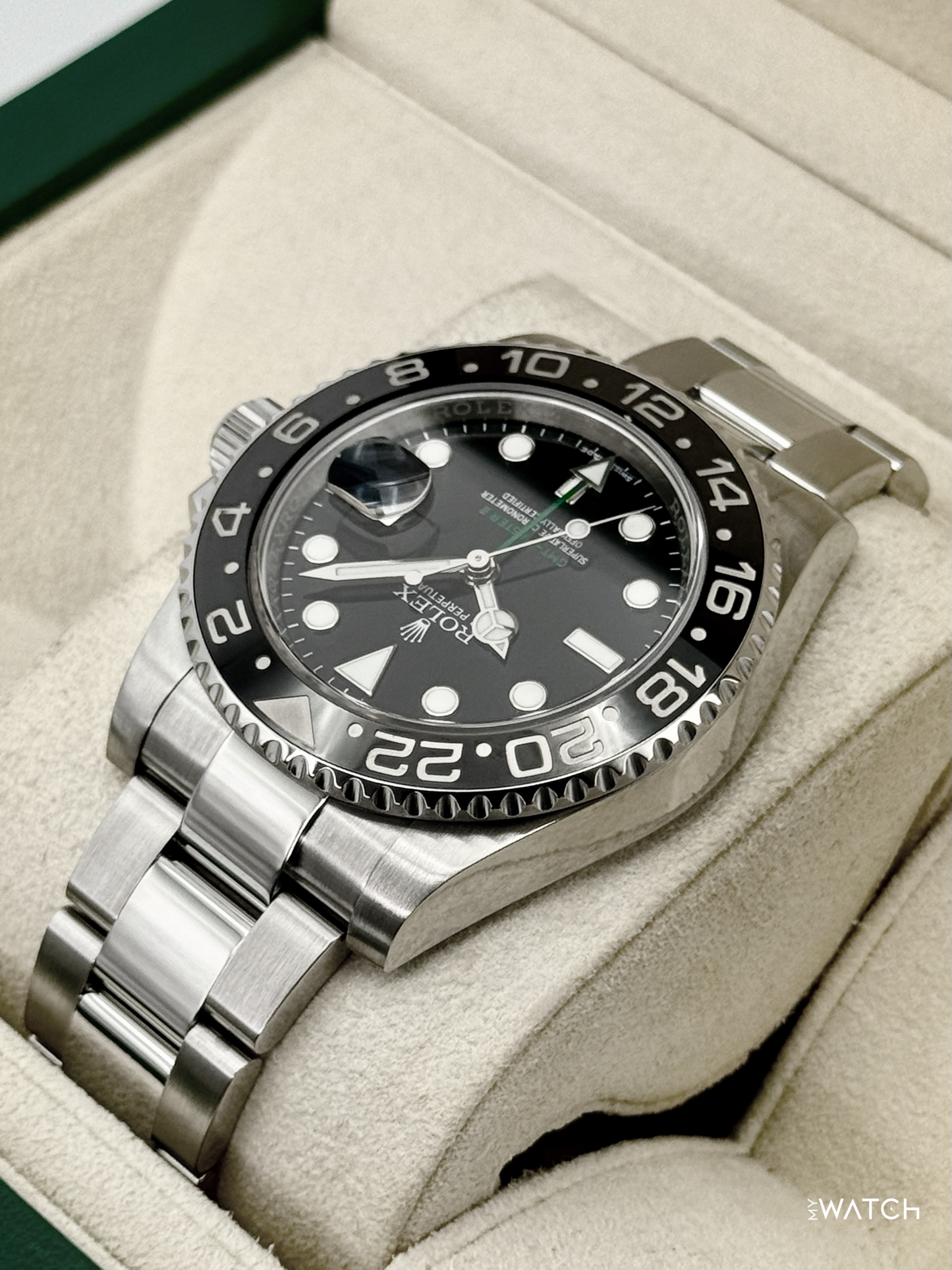2016 Rolex GMT-Master II 40mm 116710LN Stainless Steel Black Dial - MyWatchLLC