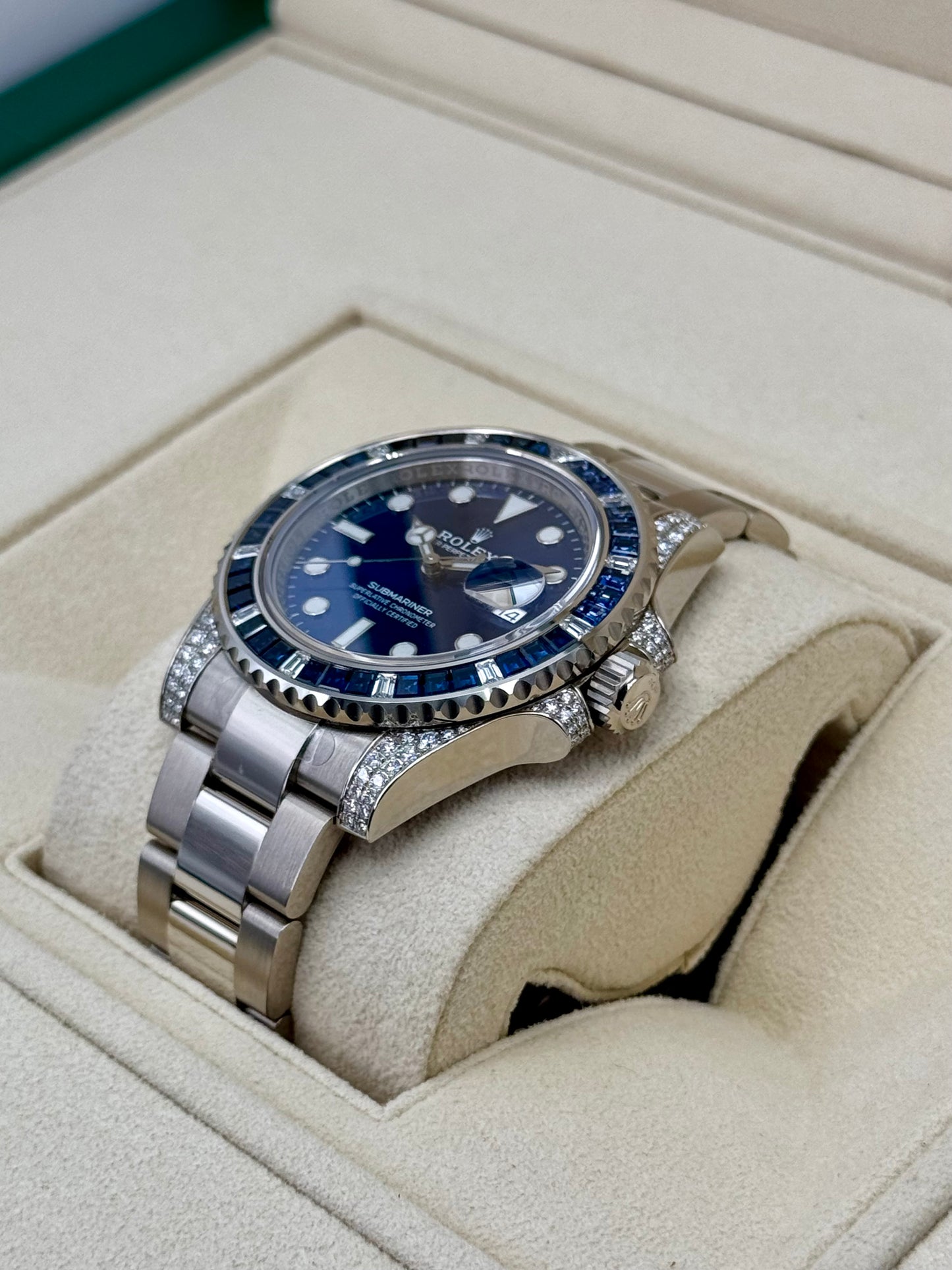 2020 Rolex Submariner 40mm 116659SABR White Gold Blue Dial