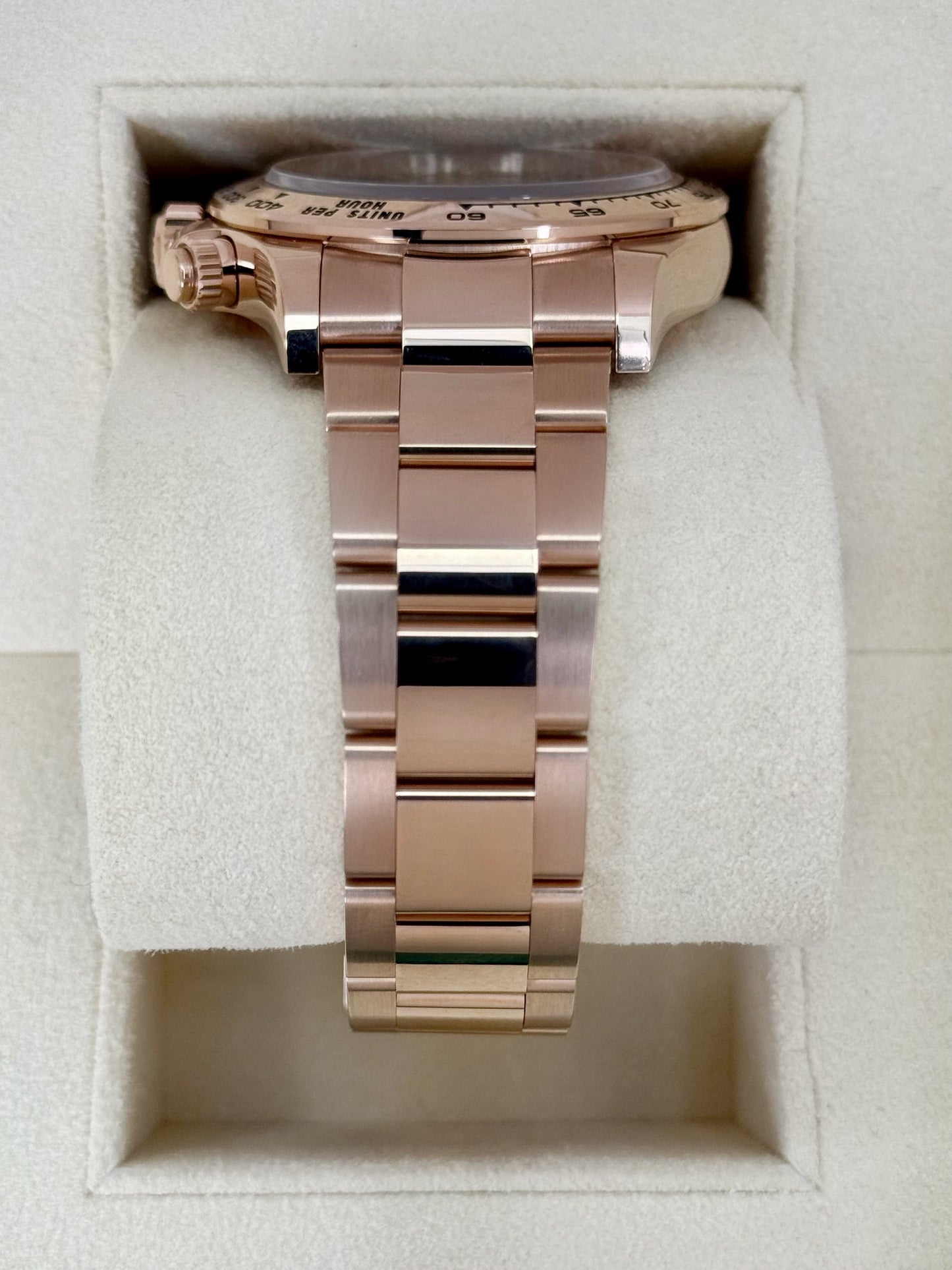 2025 Rolex Daytona 40mm 126505 Rose Gold Black Dial