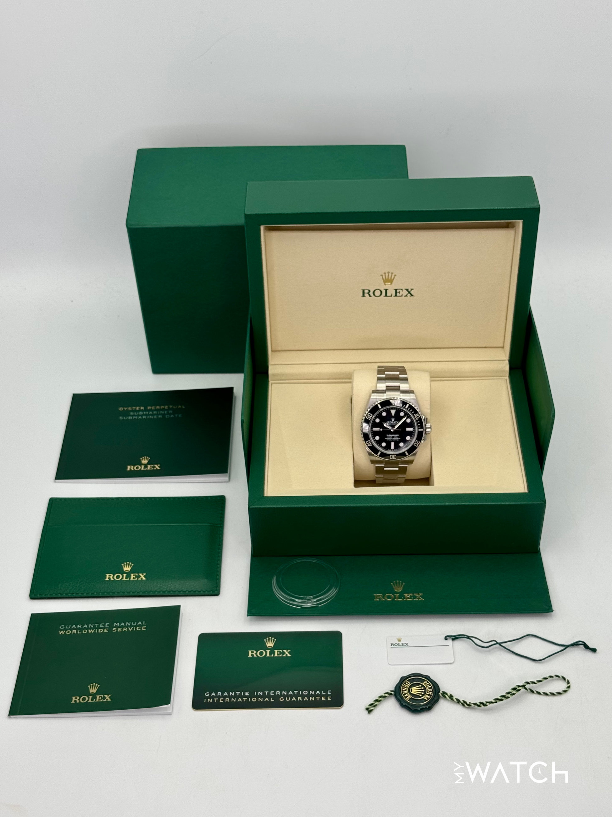 NEW 2025 Rolex Submariner 41mm 124060 Stainless Steel Black Dial (STICKERED) - MyWatchLLC